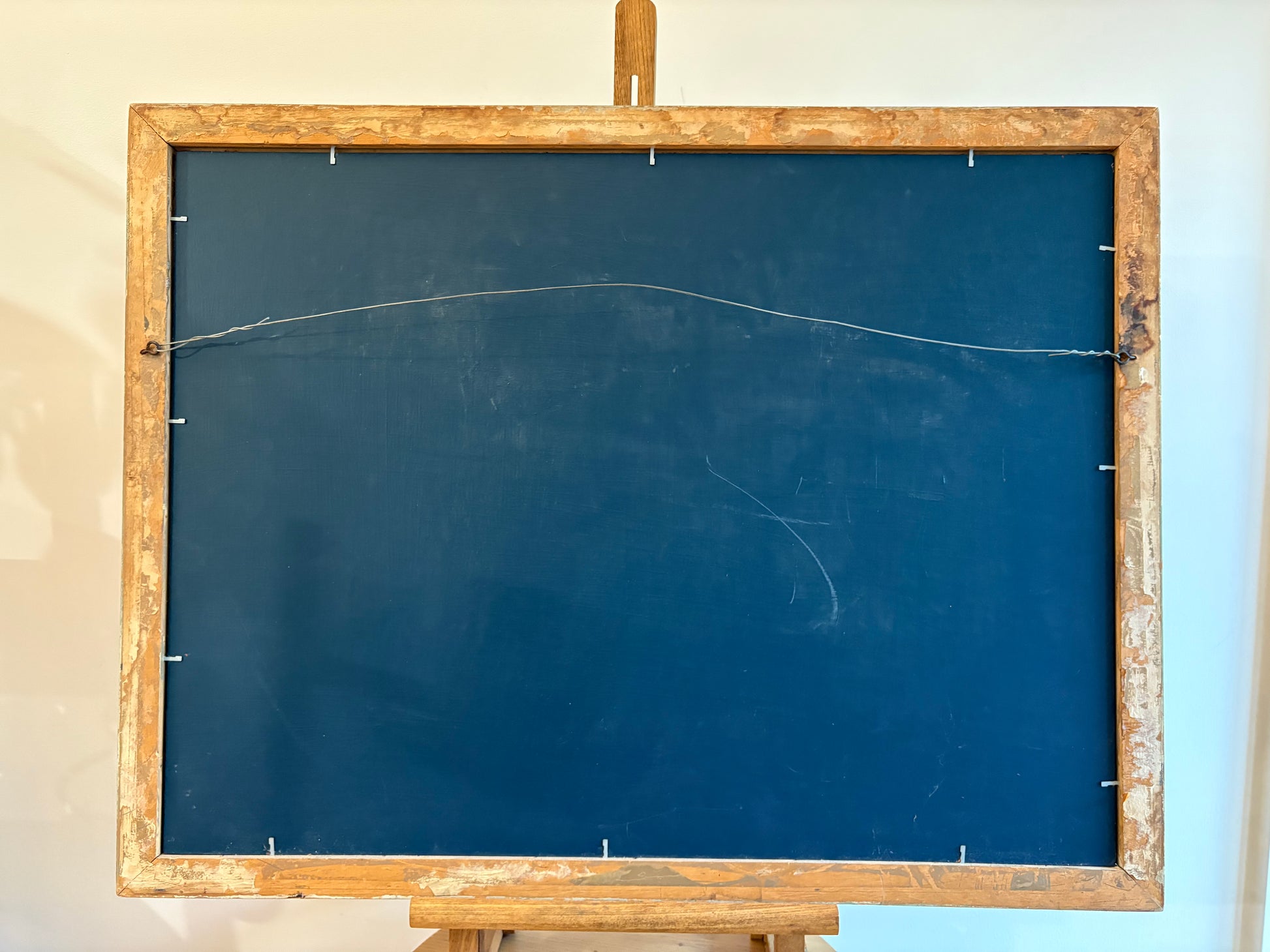 Original abstract vintage oil painting on board,