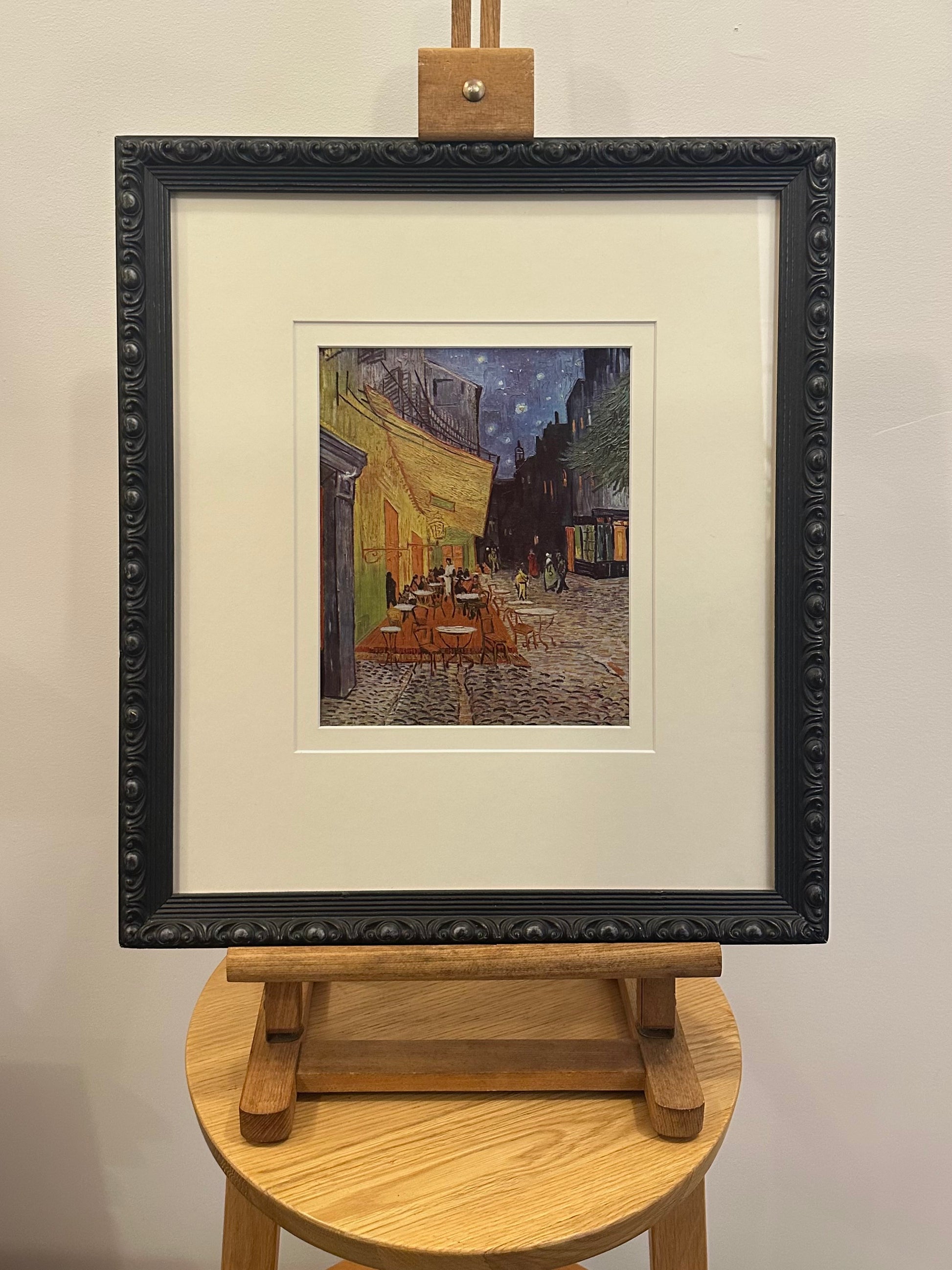 1950s Vintage print, Van Gogh, landscape, framed art