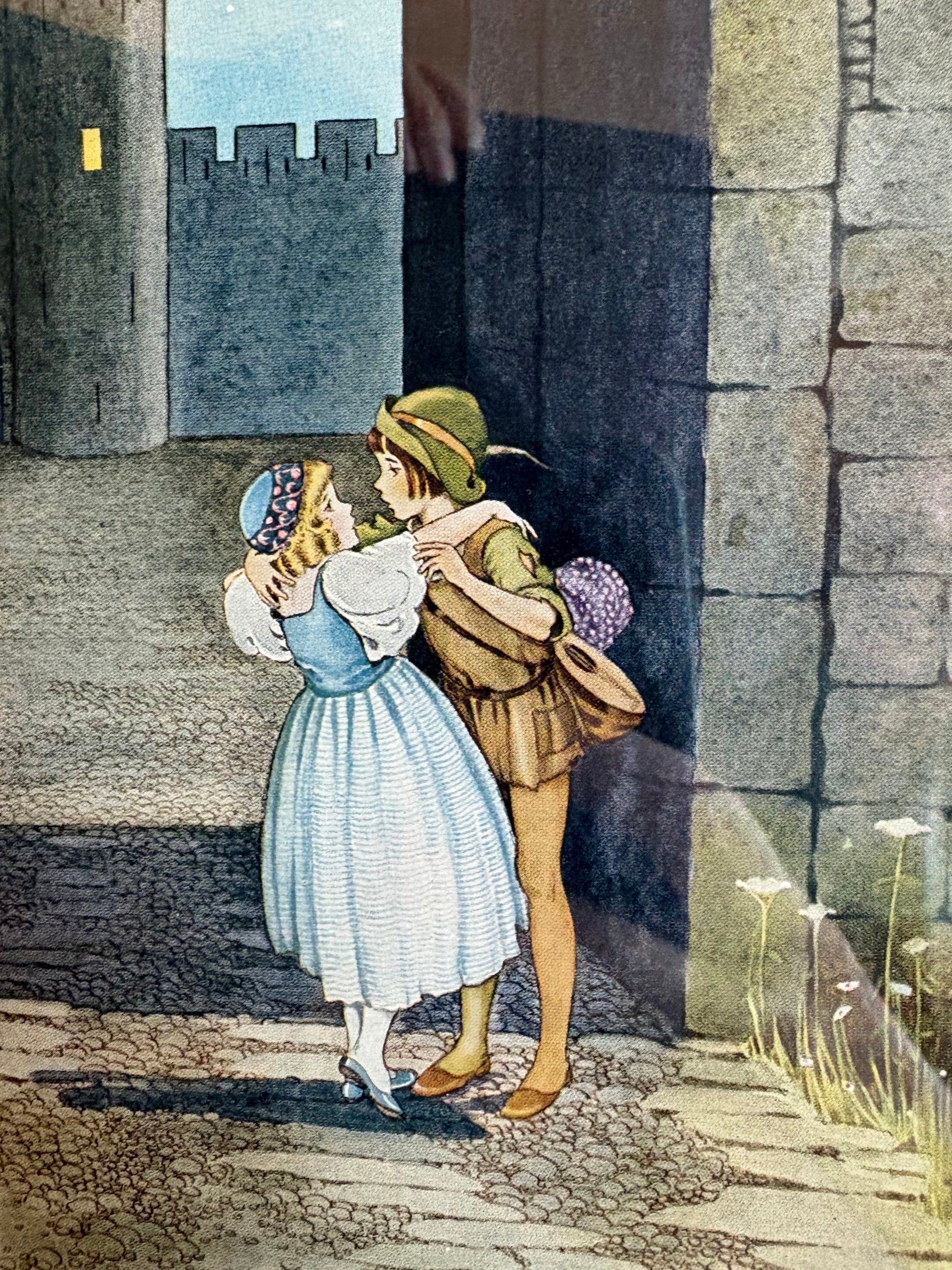 1931 Authentic antique Ida Rentoul Outhwaite print "Fairyland", 1st Edition UK, framed vintage art