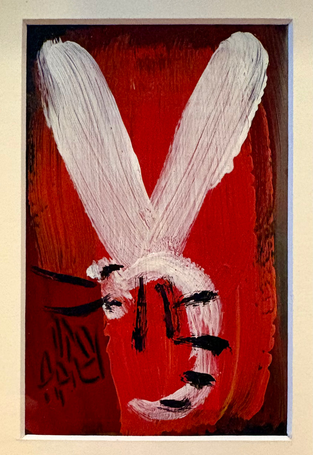 Original Pro Hart oil painting, “Dragonfly”, vintage framed Australian art