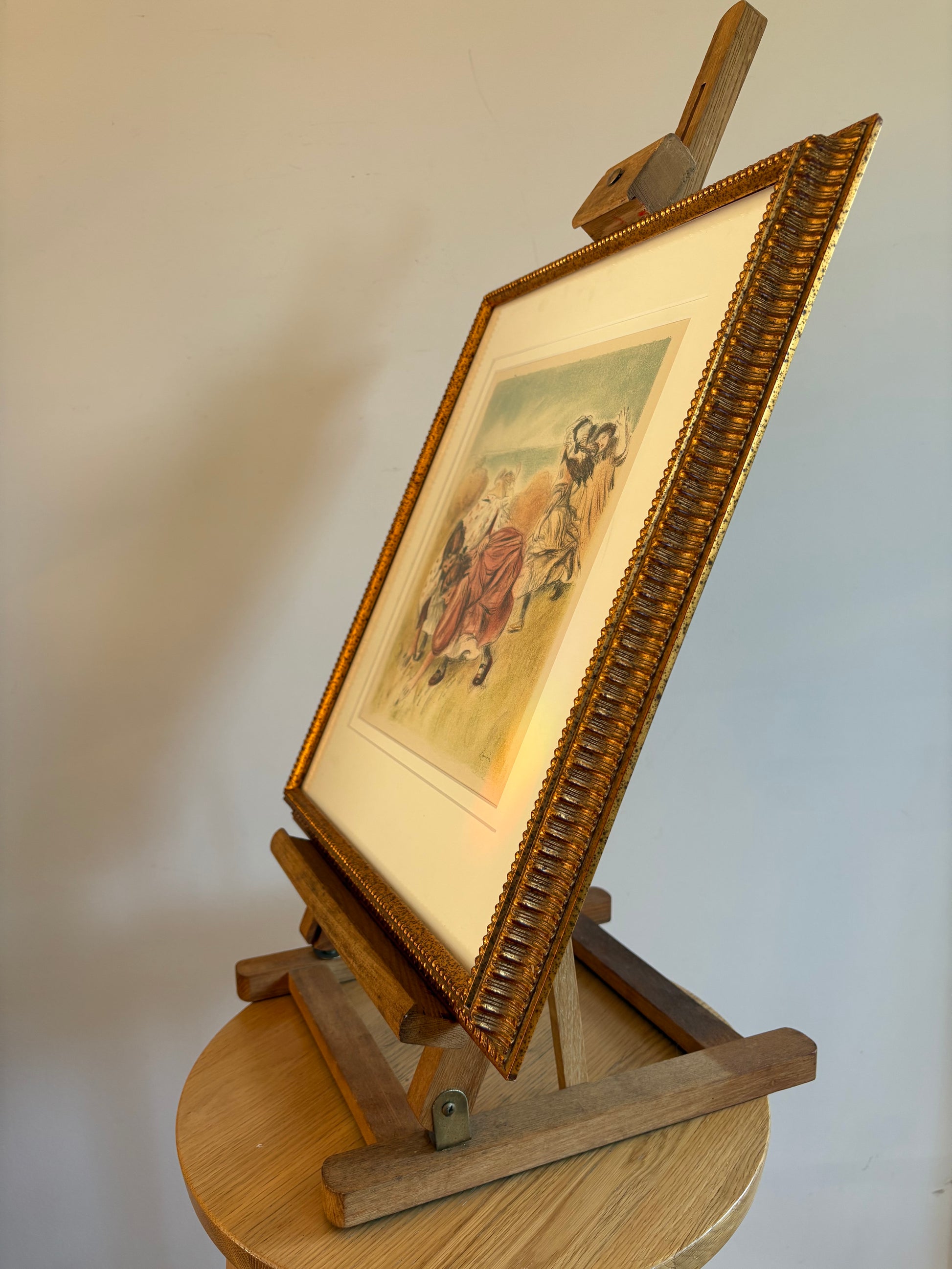 1951 Renoir Lithographic print, limited edition, French, framed vintage artwork