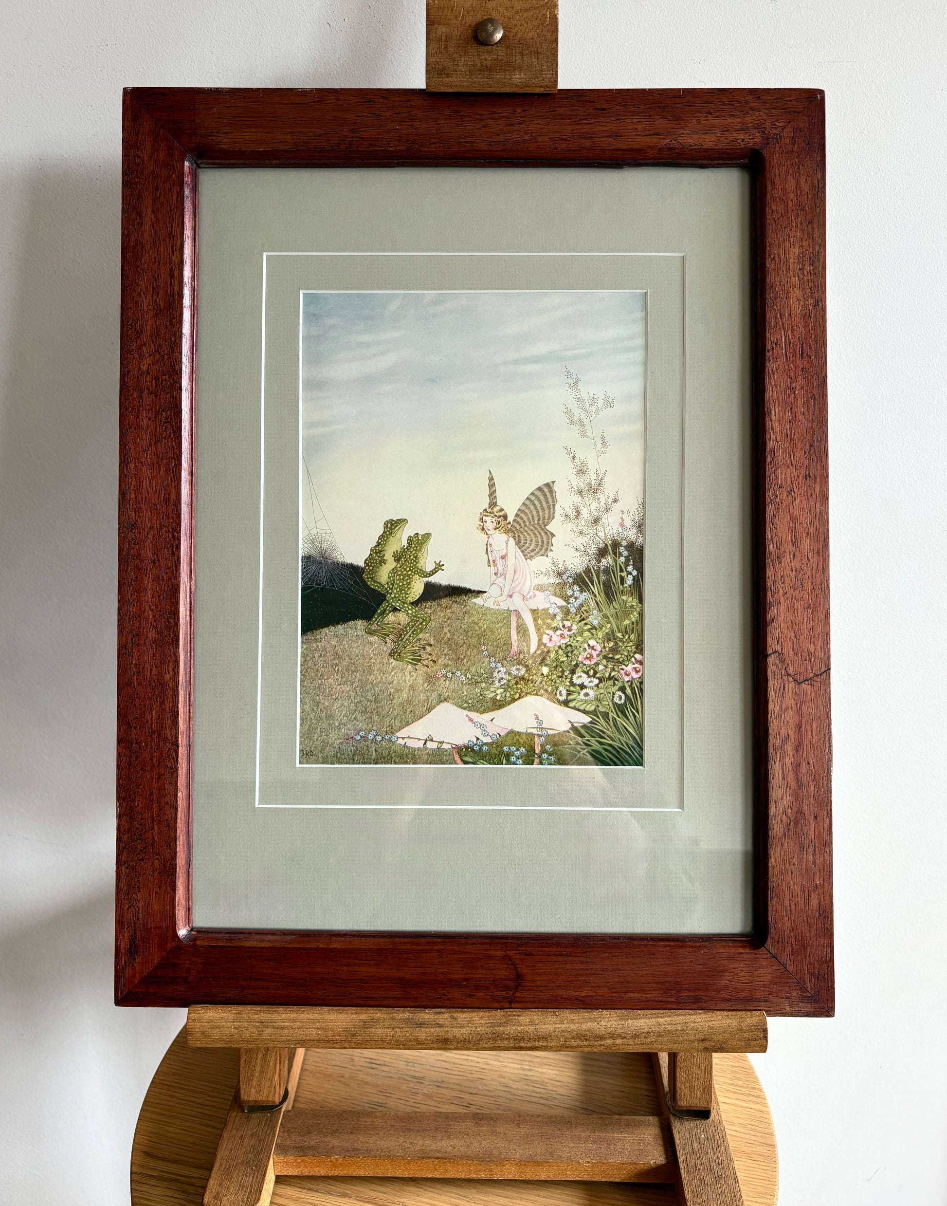 1926 Rare First Edition Australian Ida Rentoul Outhwaite print, antique fairy art