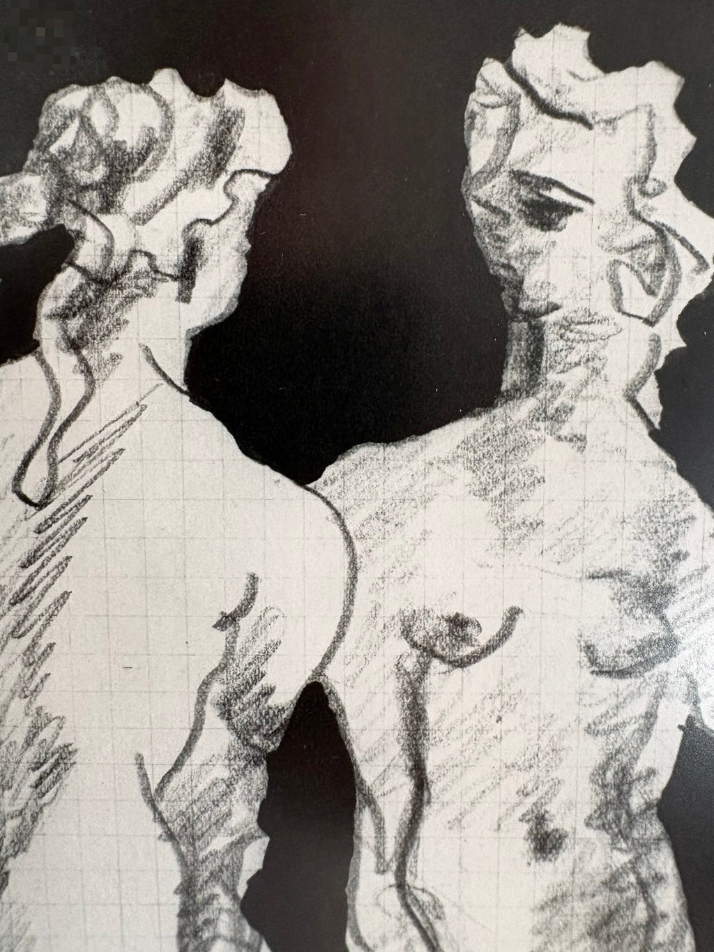 1955 Georges Braque, original heliogravure, nude, French, framed mid century art