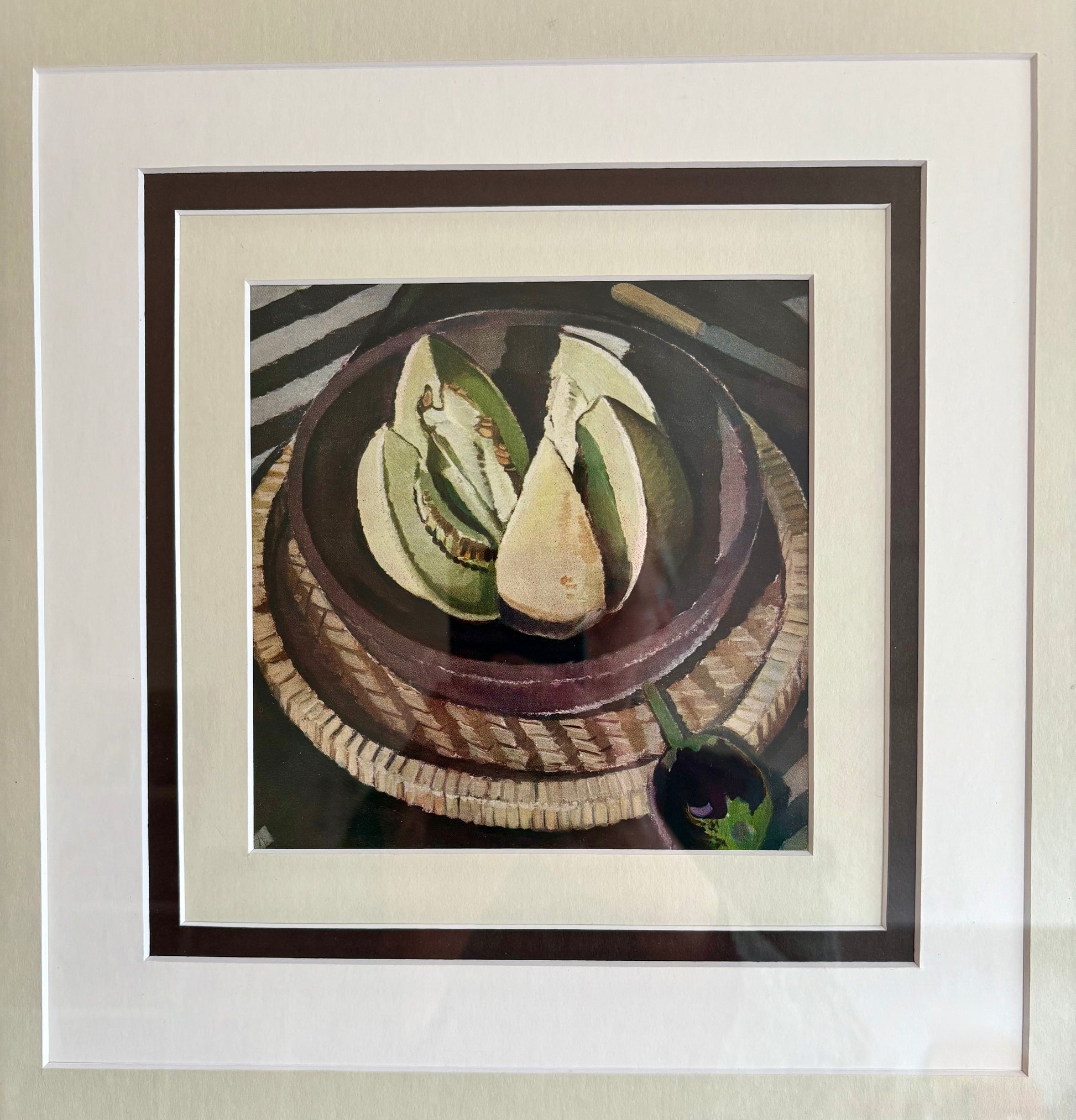 1929 Margaret Preston print, limited edition 117/250, antique framed art