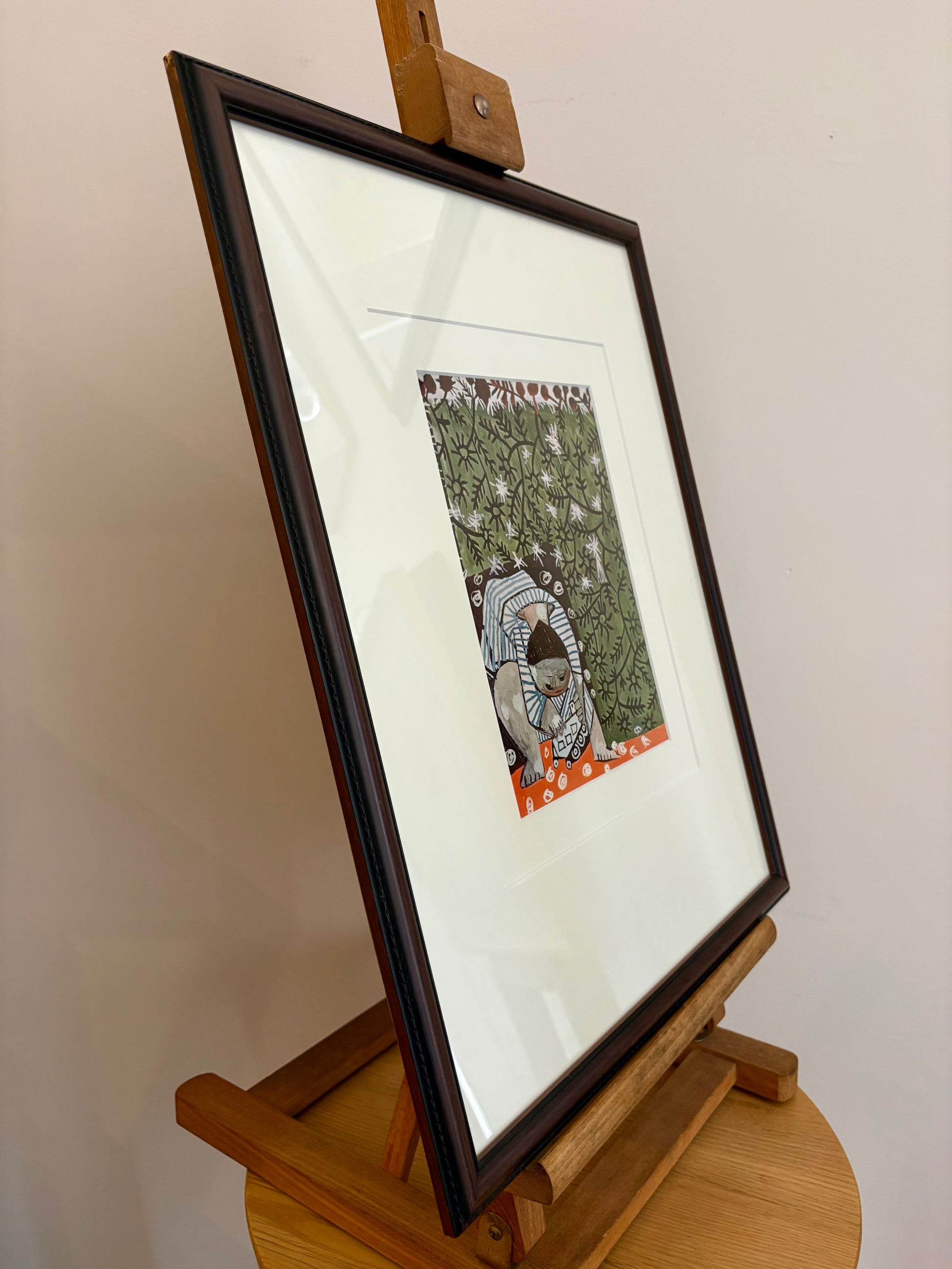 1960s Picasso print, vintage framed art, “Child” Mid Century