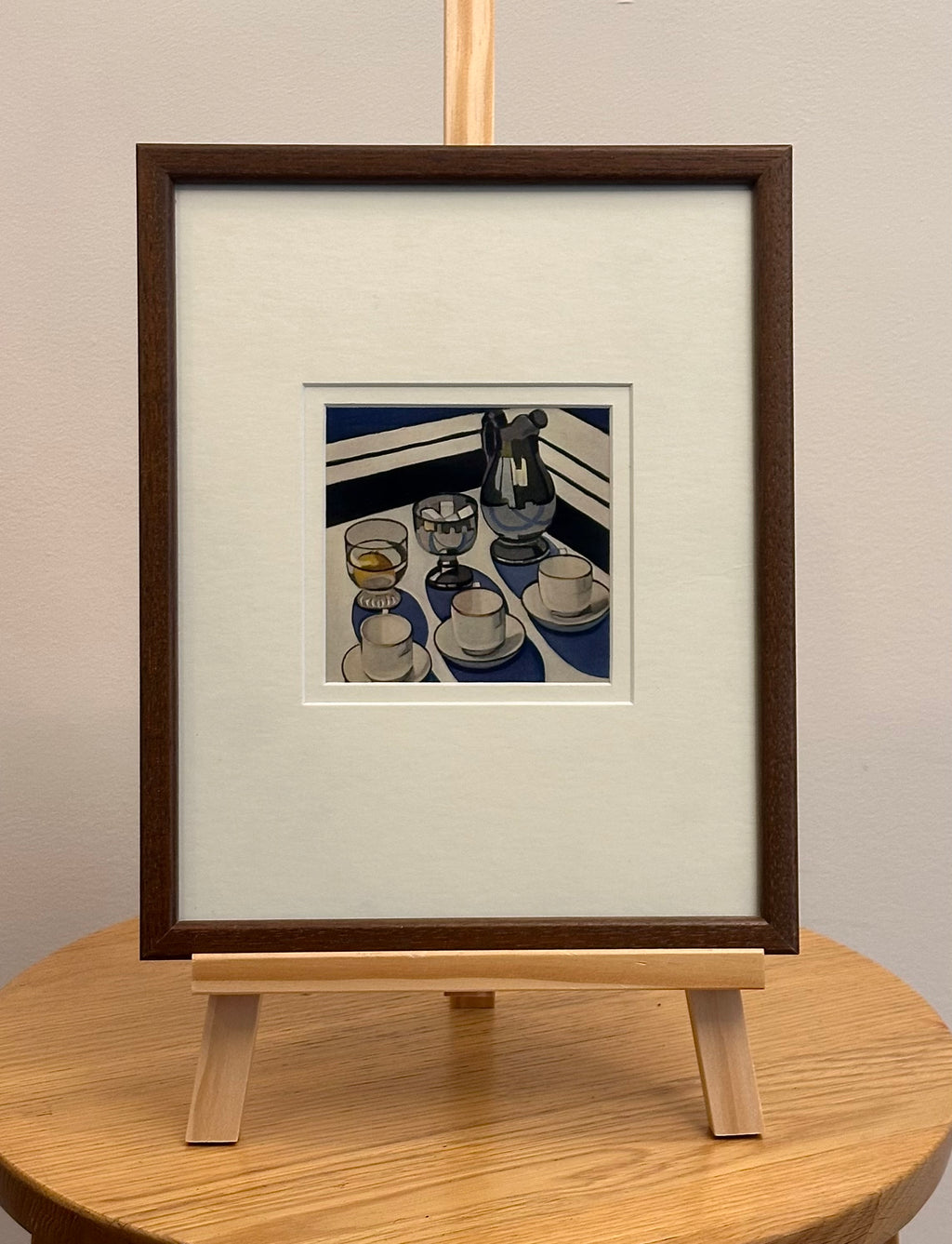 1920s Margaret Preston print, genuine antique, miniature, framed artwork, Australian