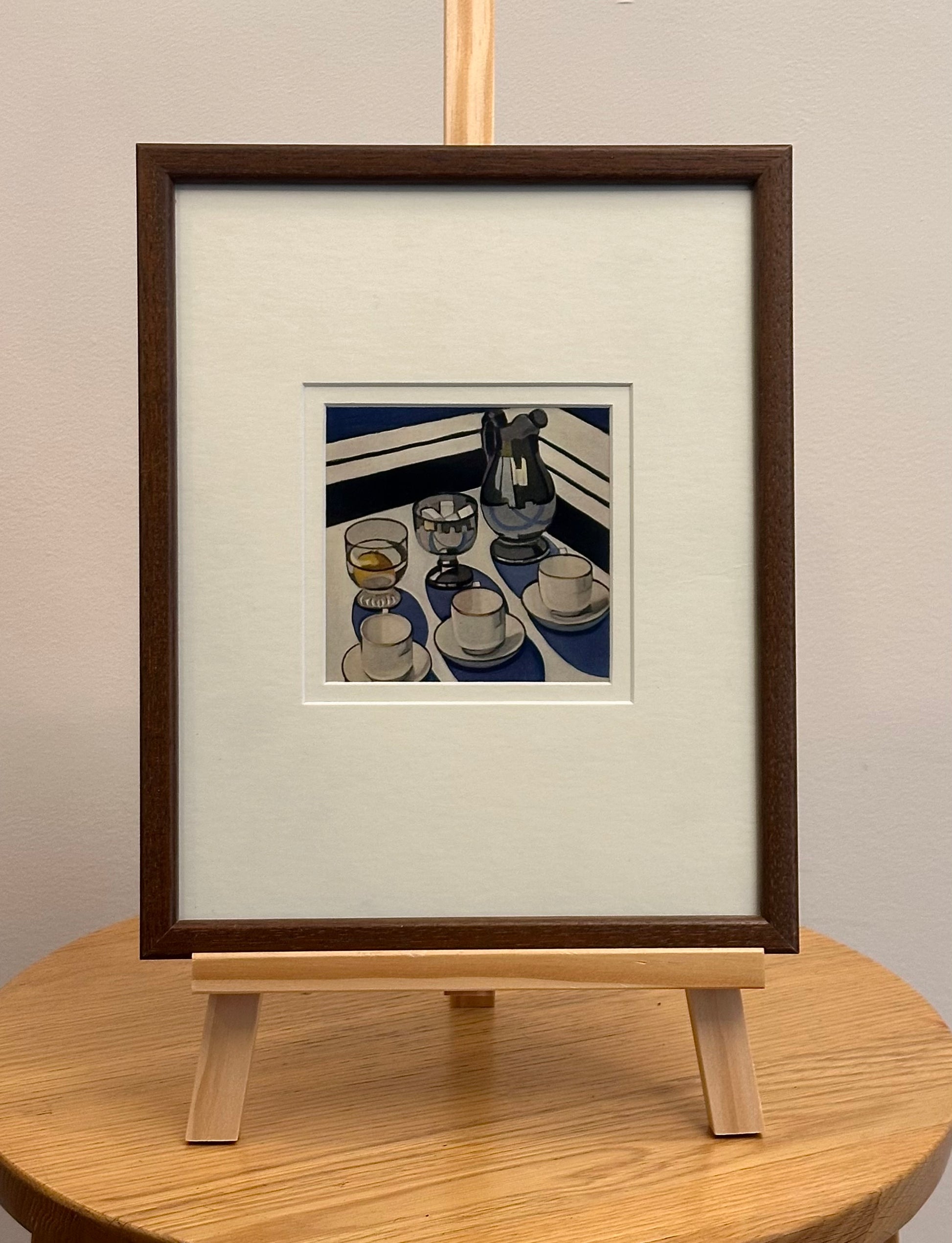 1920s Margaret Preston print, genuine antique, miniature, framed artwork, Australian