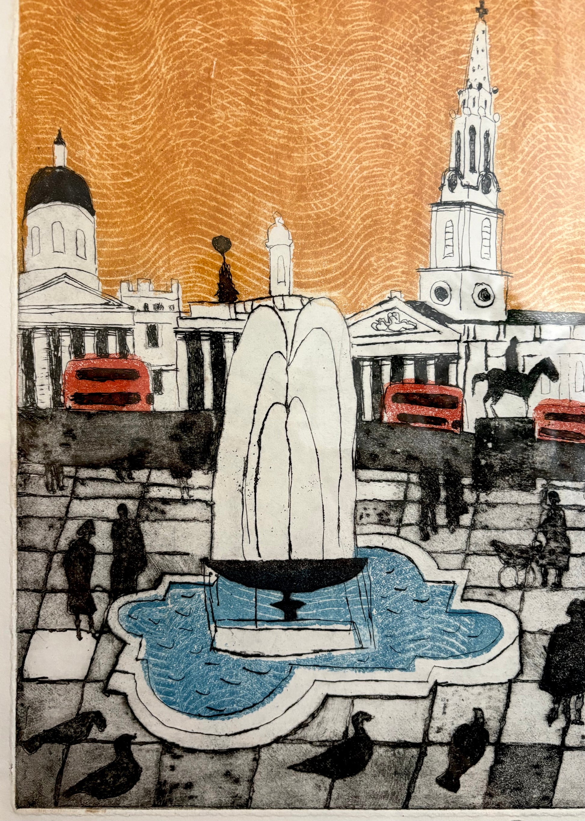 Original limited edition etching with aquatint, Julian Trevelyan, 4/75