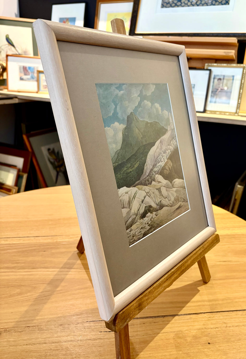 Vintage print after Francis Town, French landscape, framed art