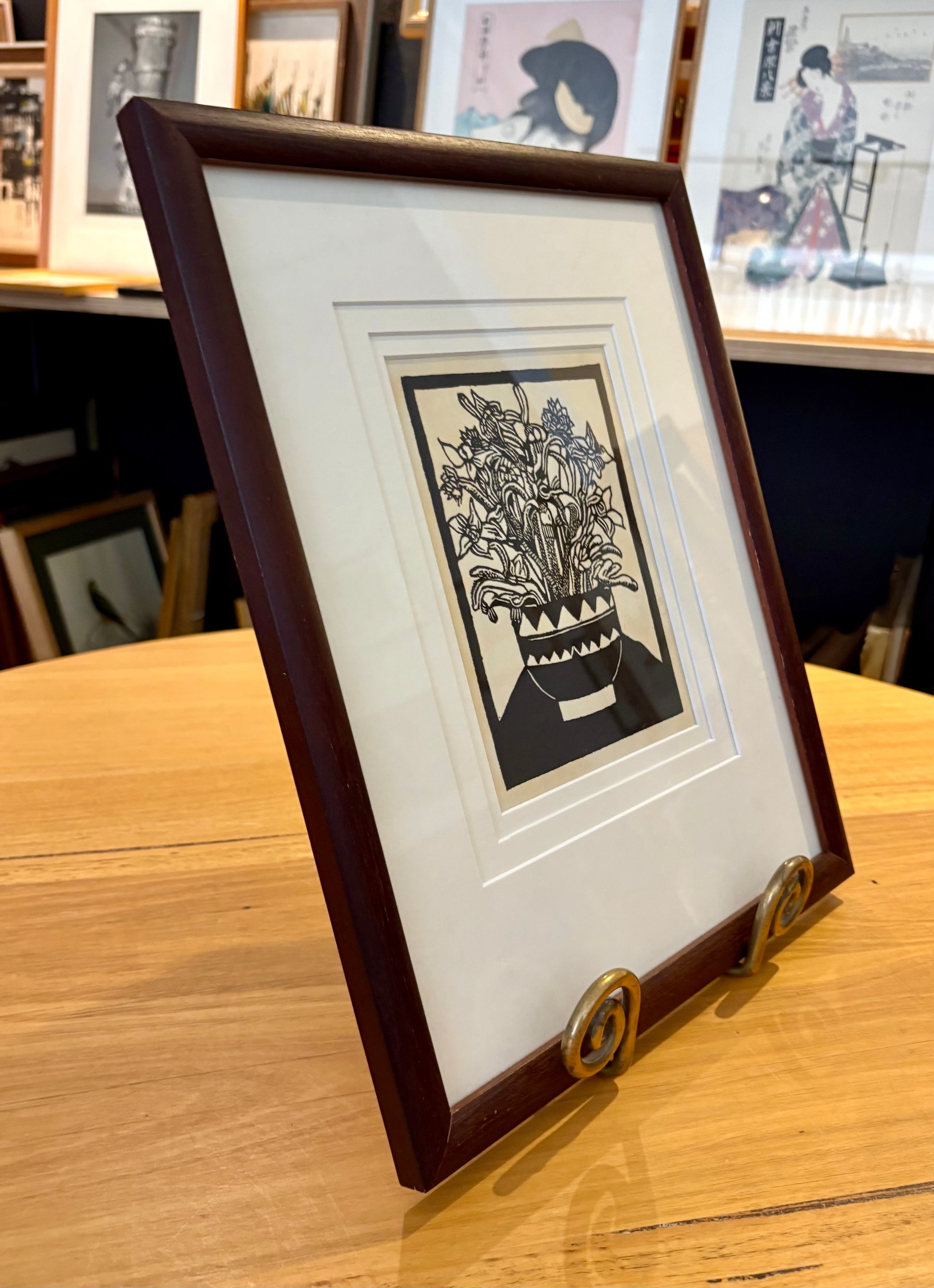 1929 Margaret Preston print, limited edition 184/250, antique framed art