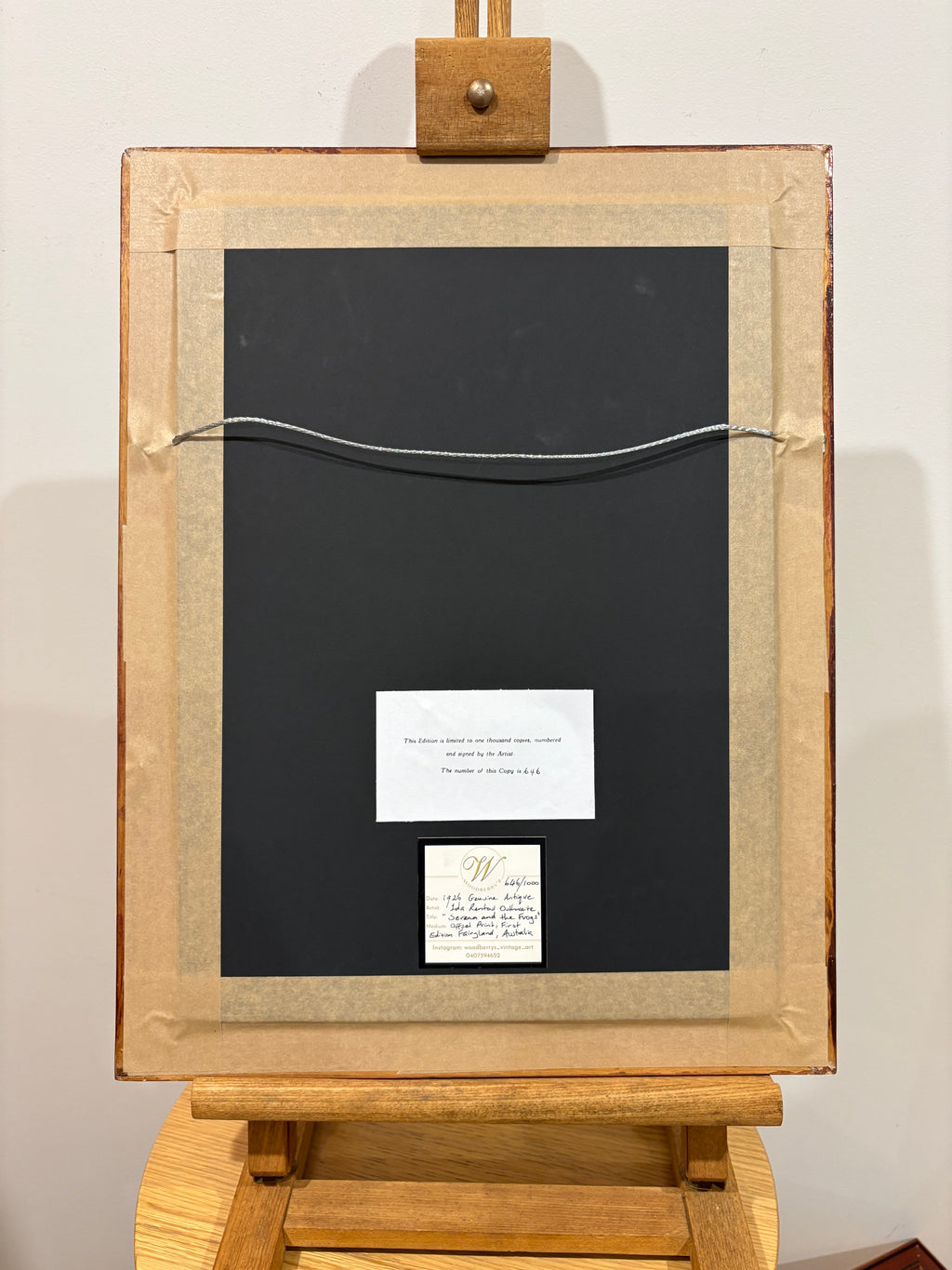 1926 Rare First Edition Australian Ida Rentoul Outhwaite print, antique fairy art