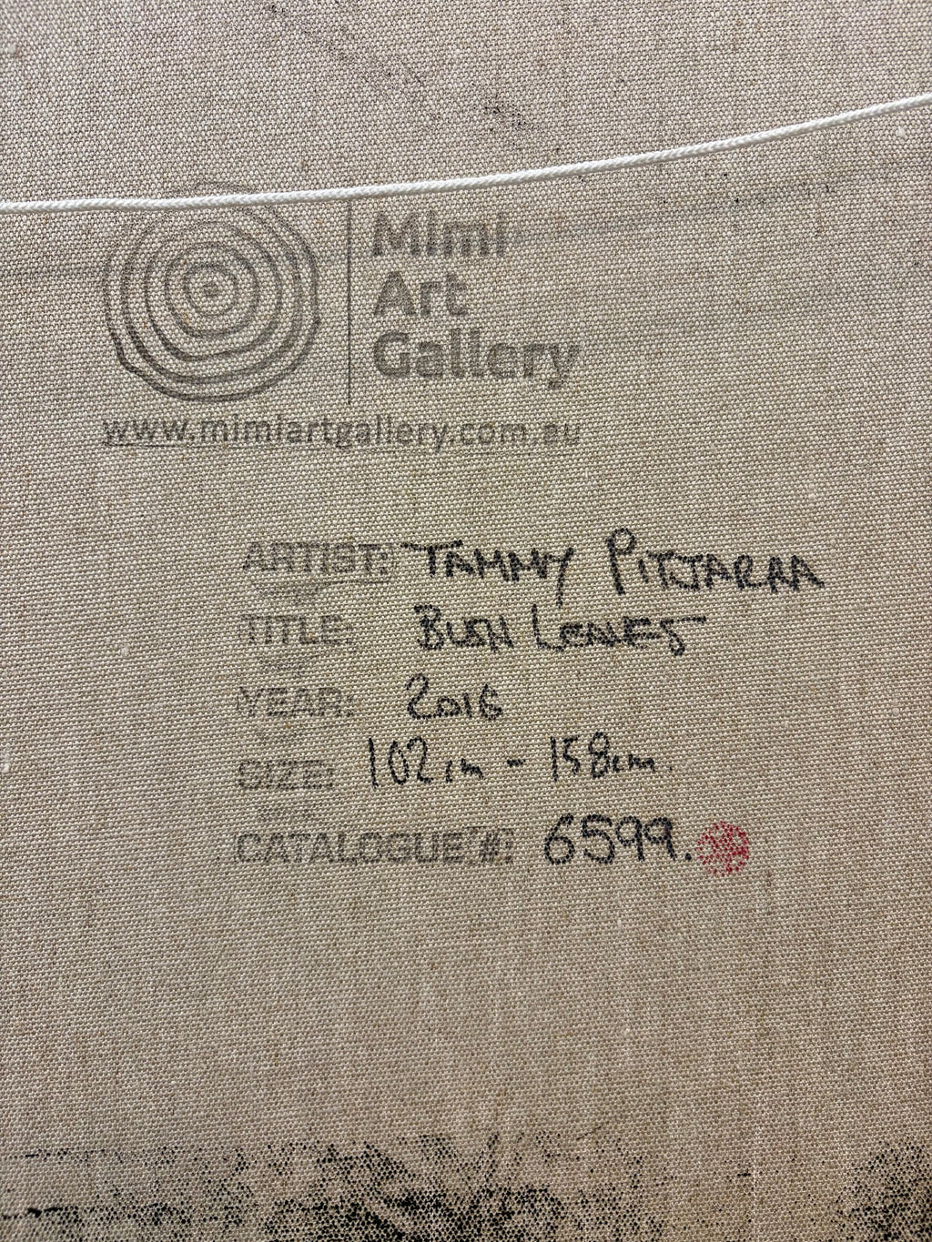 Huge Tammy Pitjarra, original painting on linen, Indigenous Australian artwork