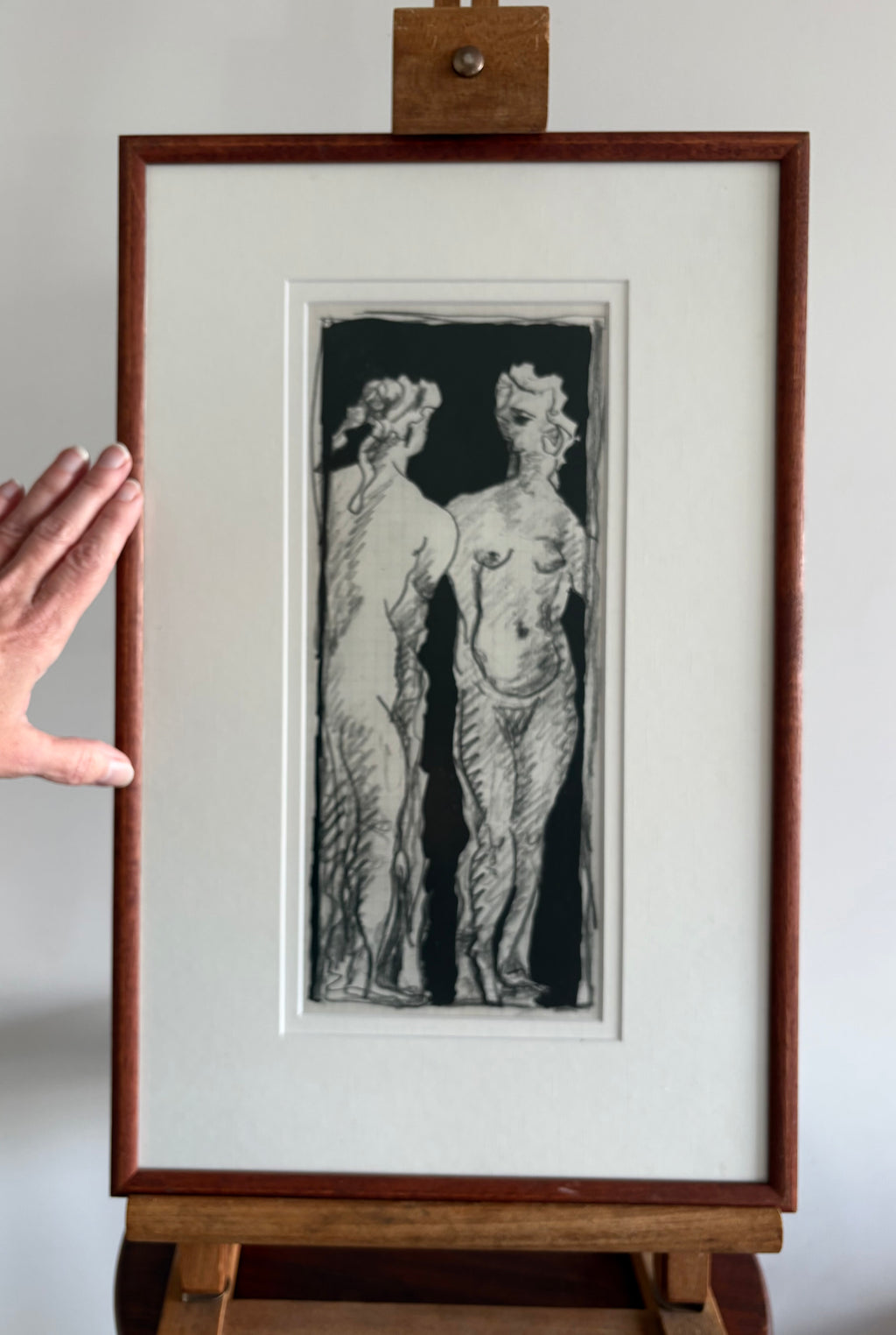 1955 Georges Braque, original heliogravure, nude, French, framed mid century art