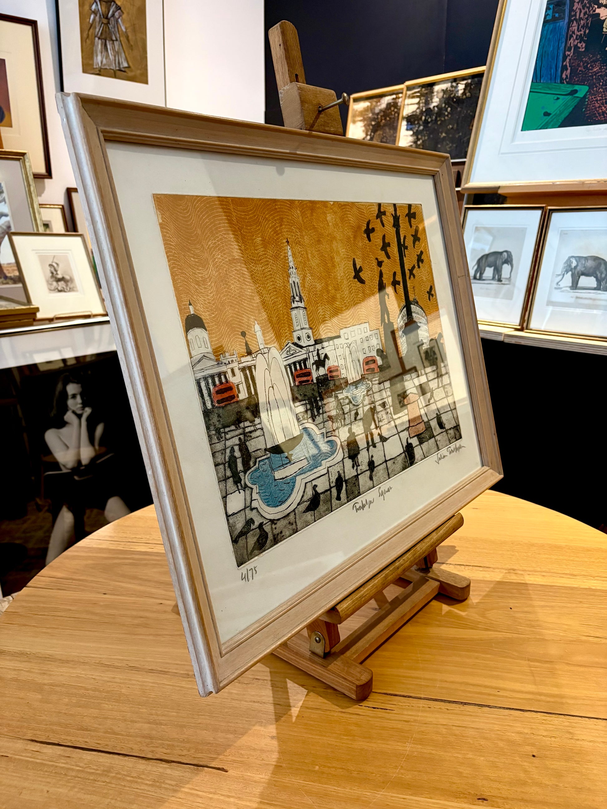 Original limited edition etching with aquatint, Julian Trevelyan, 4/75