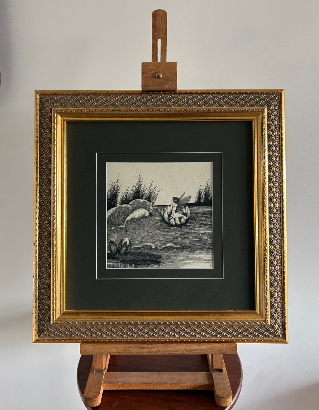 1931 Authentic antique Ida Rentoul Outhwaite print "Fairyland", 1st Edition UK, framed vintage art