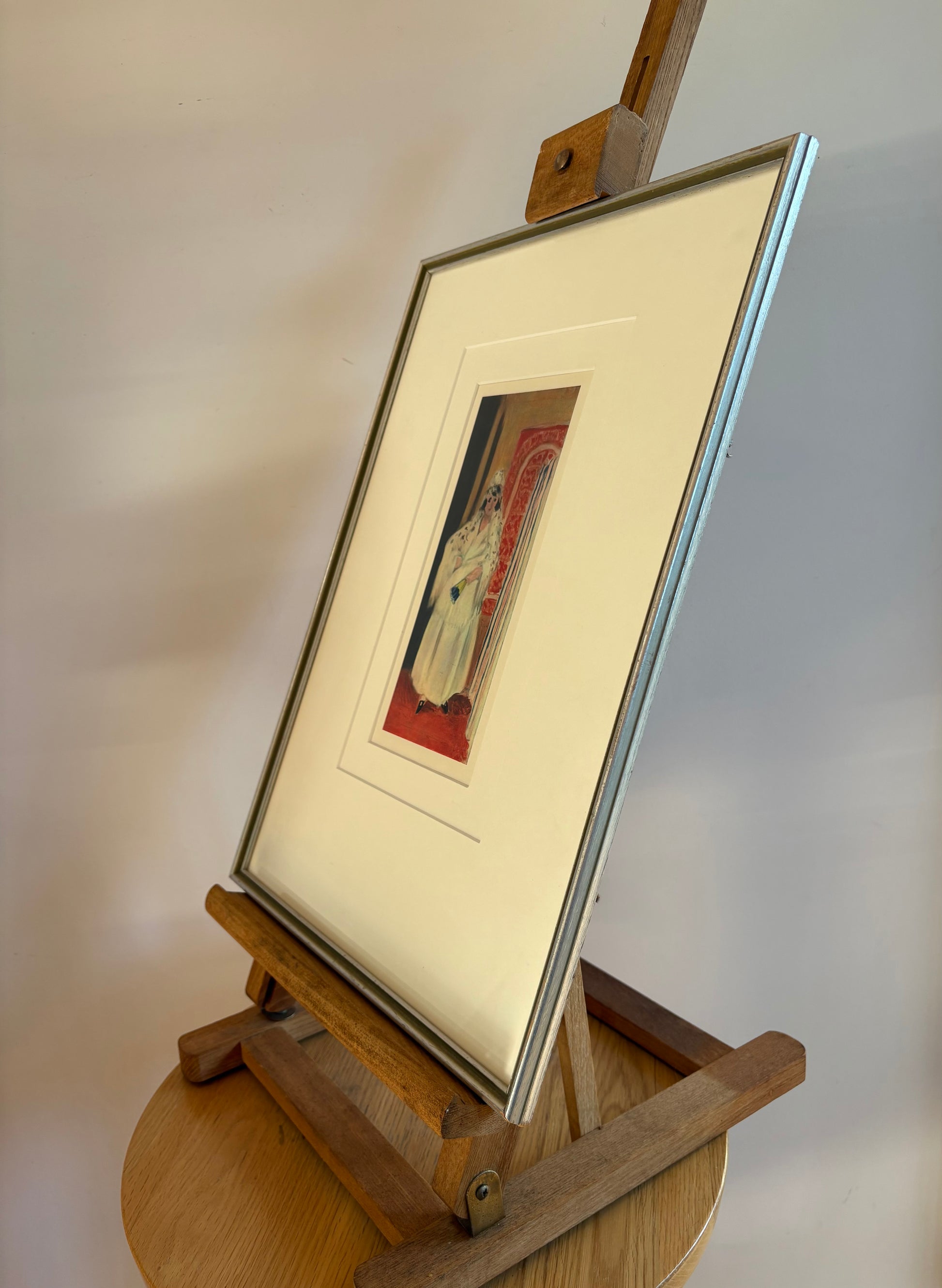 1939 Vintage Henri Matisse fine art print, "Spanish Girl", framed art, mid-century wall art