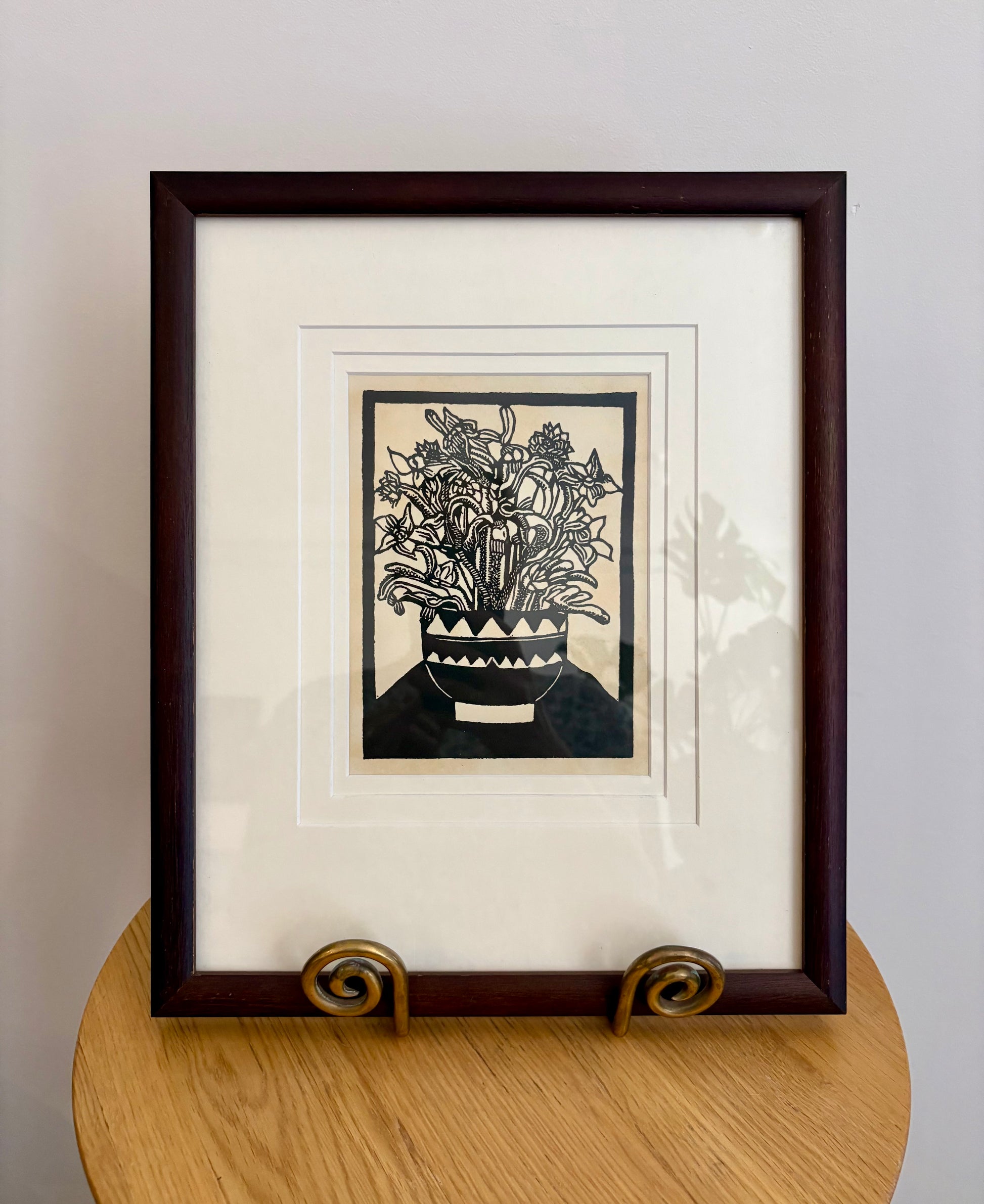 1929 Margaret Preston print, limited edition 184/250, antique framed art