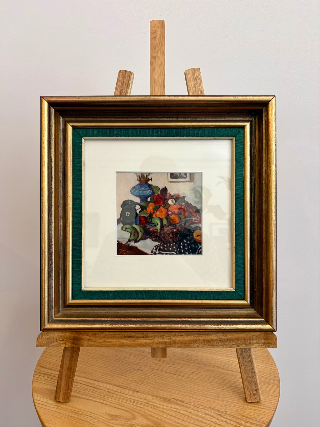 1930s Genuine antique Margaret Preston print, miniature, framed artwork, Australian, fruit