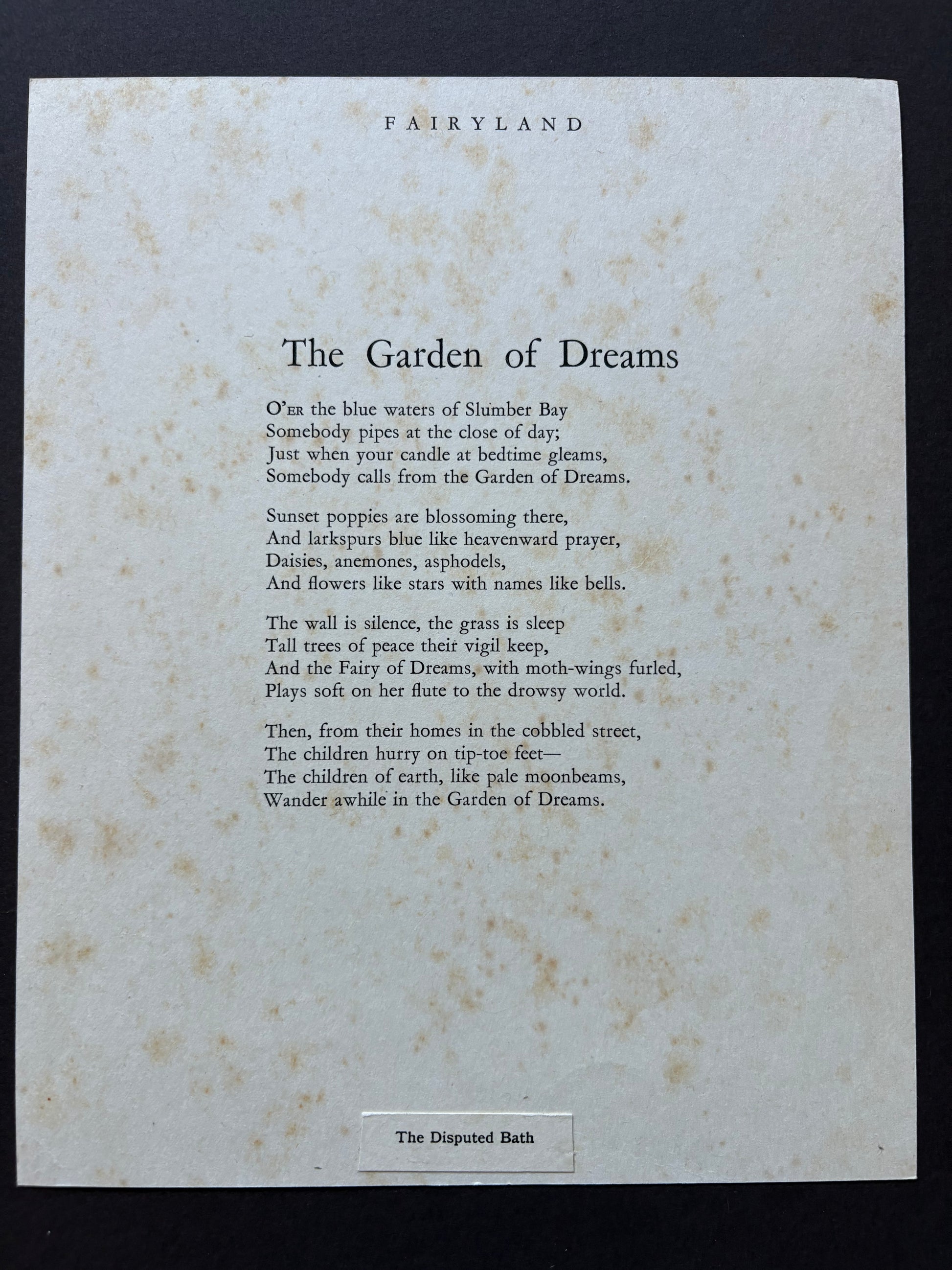 1931 Authentic antique Ida Rentoul Outhwaite print "Fairyland", 1st Edition UK, fairy, frogs, art deco