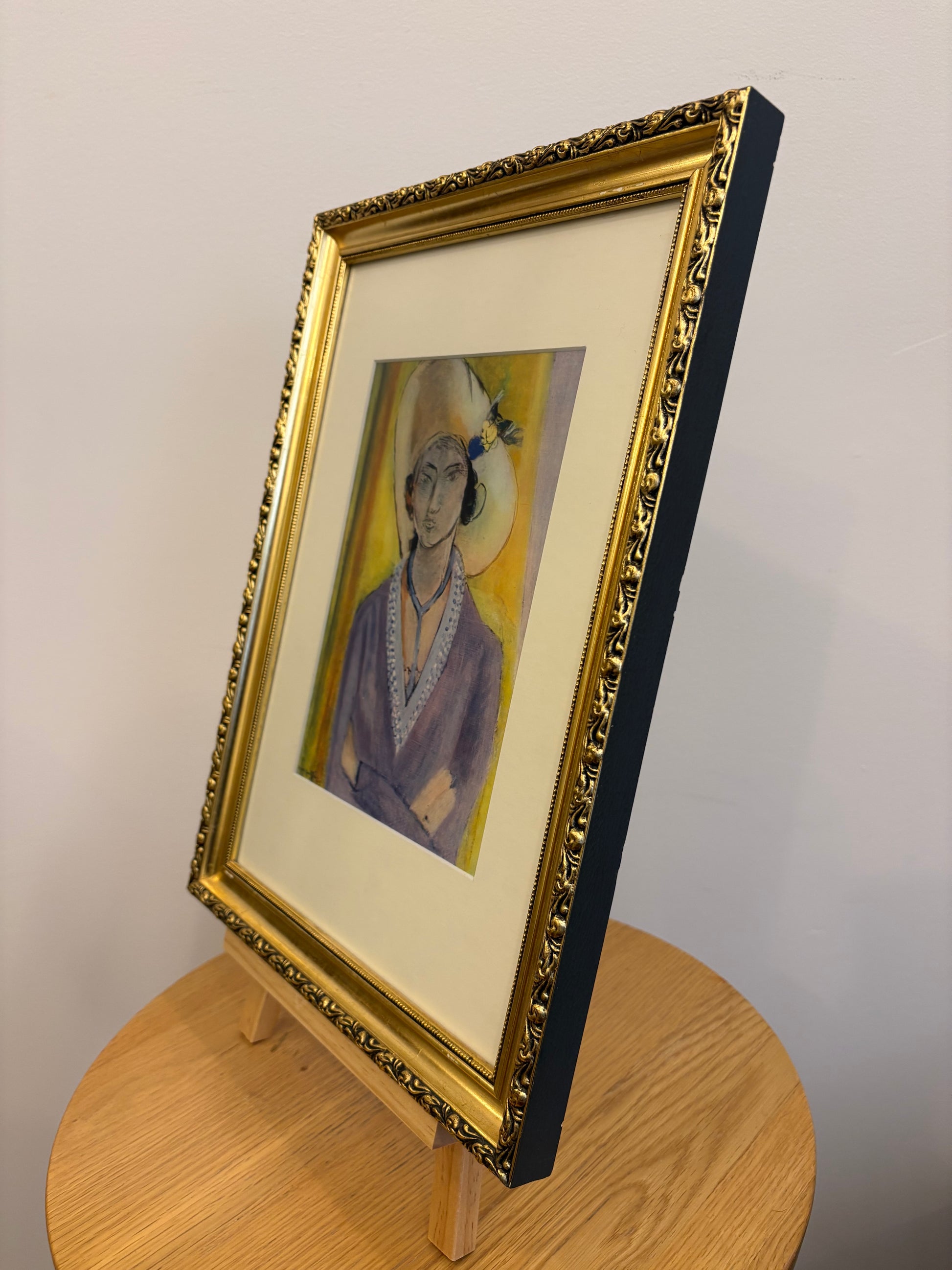 1930s Vintage Henri Matisse fine art print, framed art, mid-century wall art