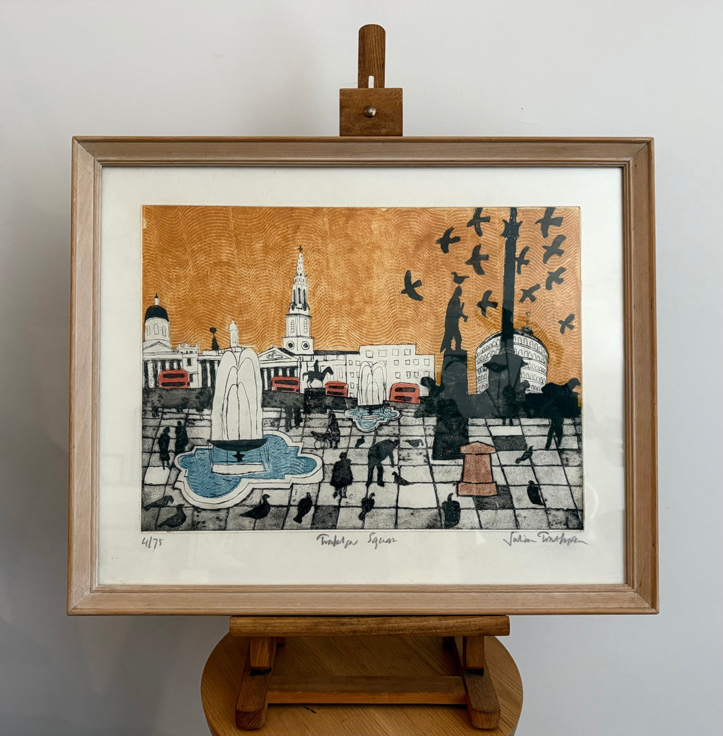 Original limited edition etching with aquatint, Julian Trevelyan, 4/75