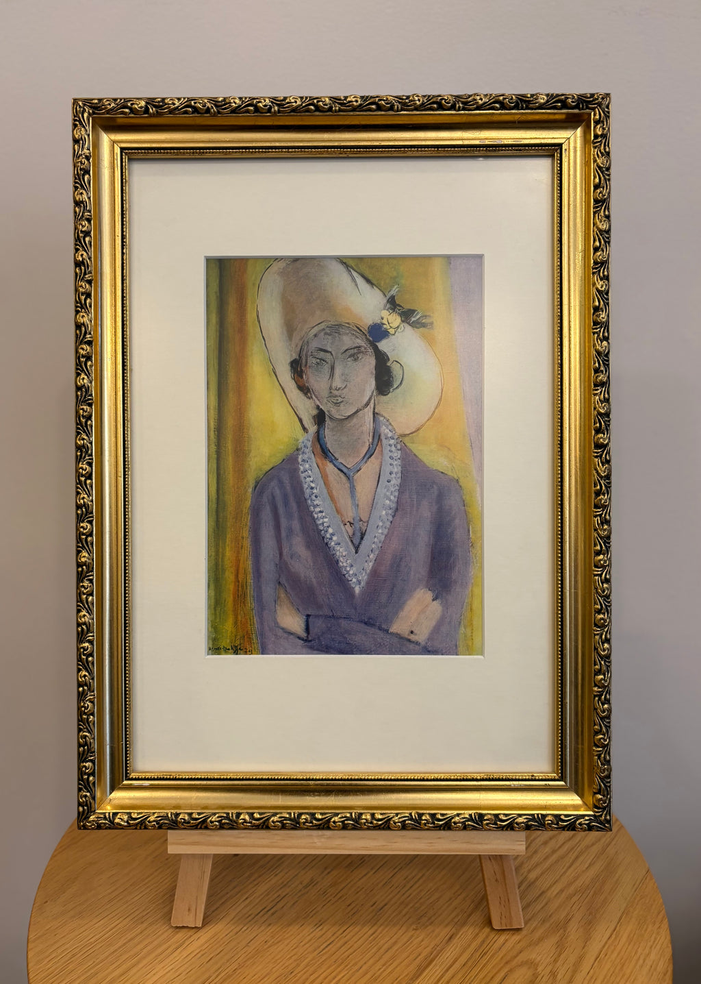 1930s Vintage Henri Matisse fine art print, framed art, mid-century wall art