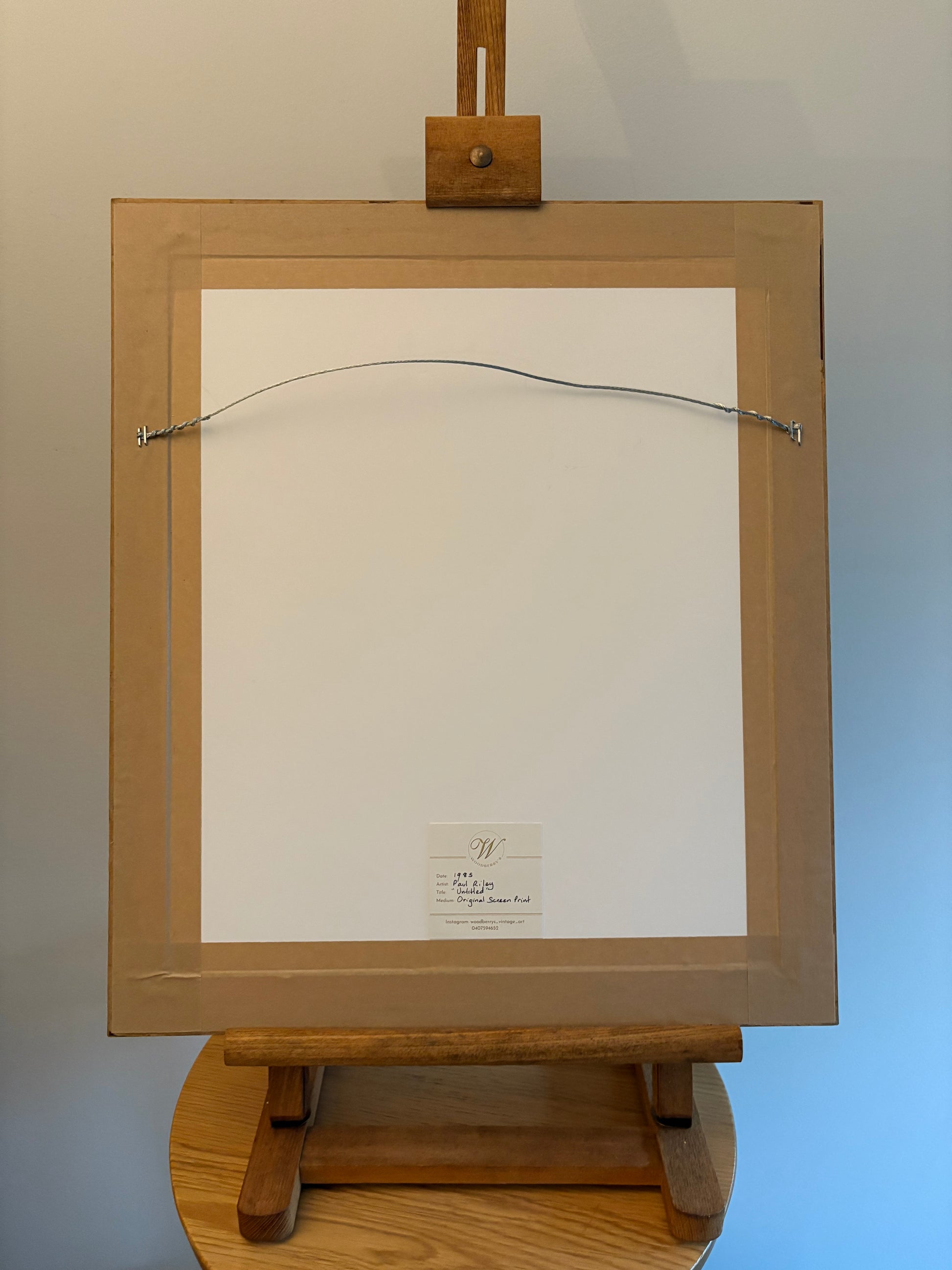 Original screen print, Paul Riley, clown, circus,framed art, vintage