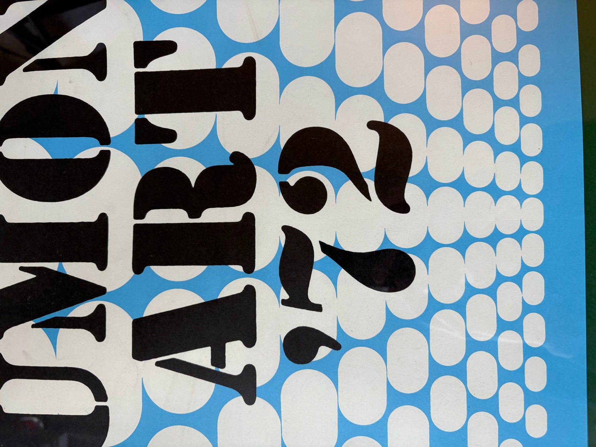 1972 Authentic Dumont Art poster lithographic print, framed art, large sized