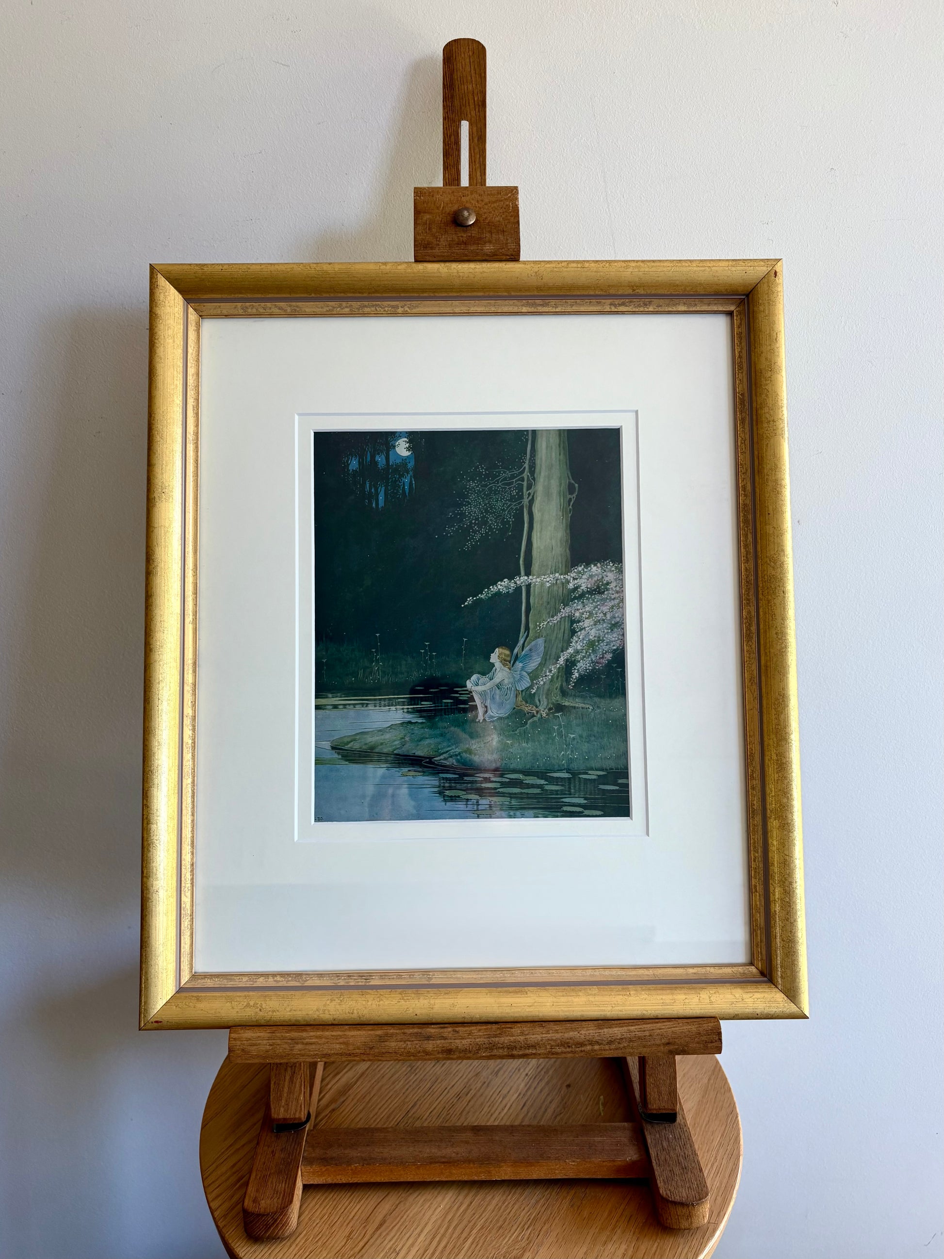 1931 Authentic antique Ida Rentoul Outhwaite print "Fairyland", 1st Edition UK, framed vintage art