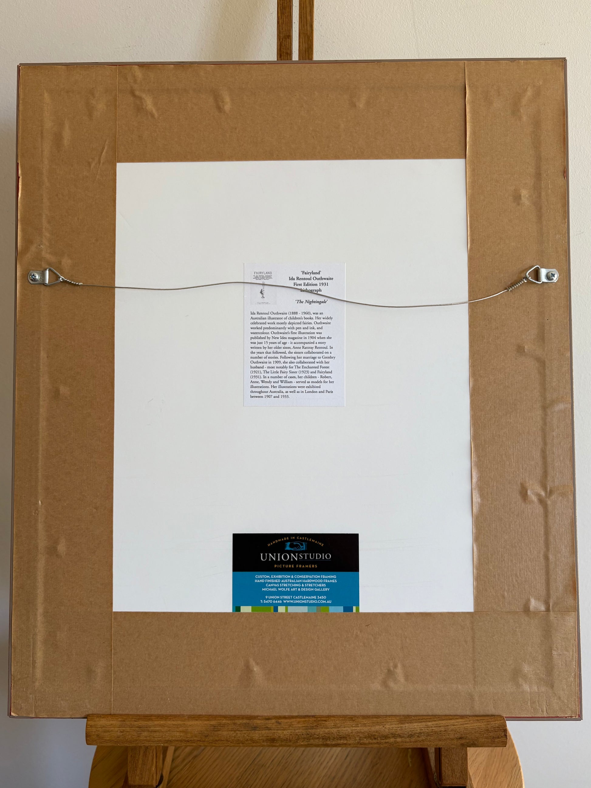 1931 Authentic antique Ida Rentoul Outhwaite print "Fairyland", 1st Edition UK, framed vintage art