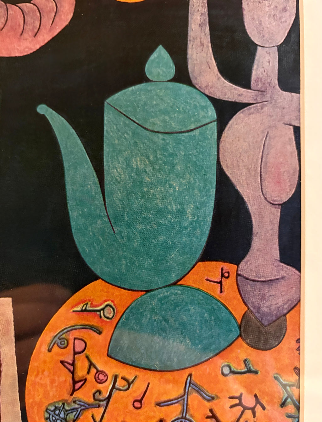 1950s vintage print after Paul Klee, Mid-Century, Surrealism, framed wall art