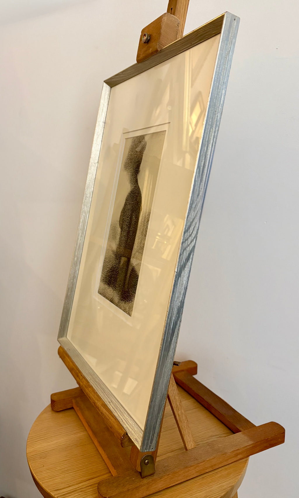 1928 Rare antique lithograph, French, Seurat, drawing folio, framed art