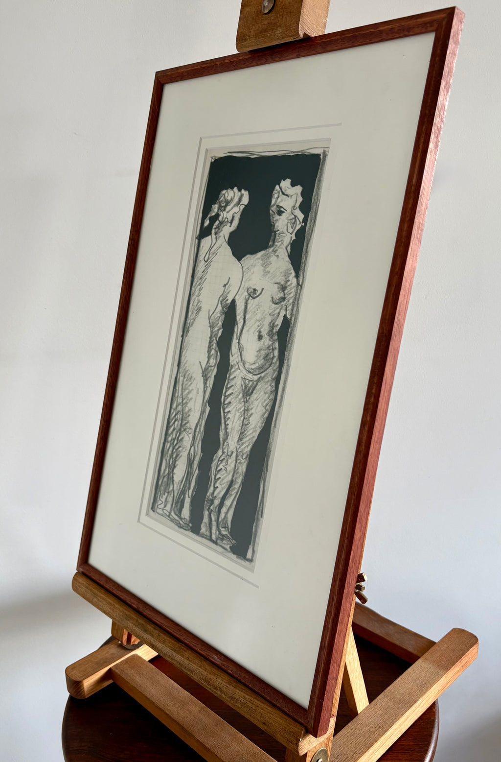 1955 Georges Braque, original heliogravure, nude, French, framed mid century art