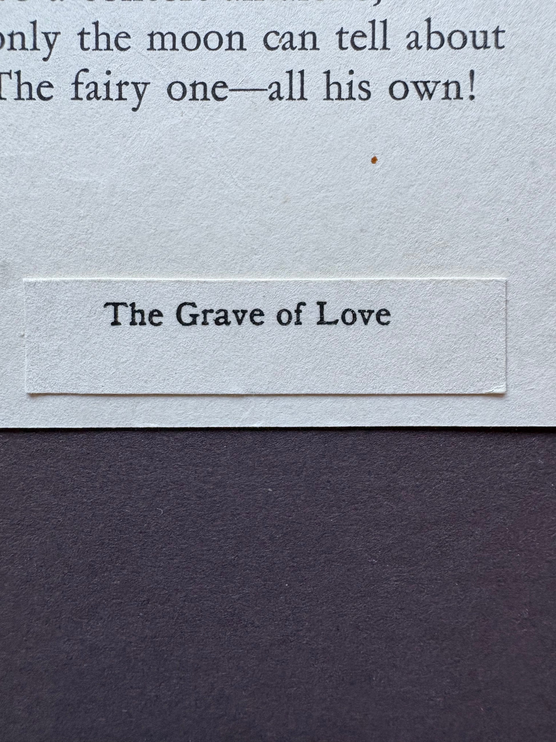 1931 Authentic antique Ida Rentoul Outhwaite print "Fairyland", 1st Edition UK, grave, fairy, art deco