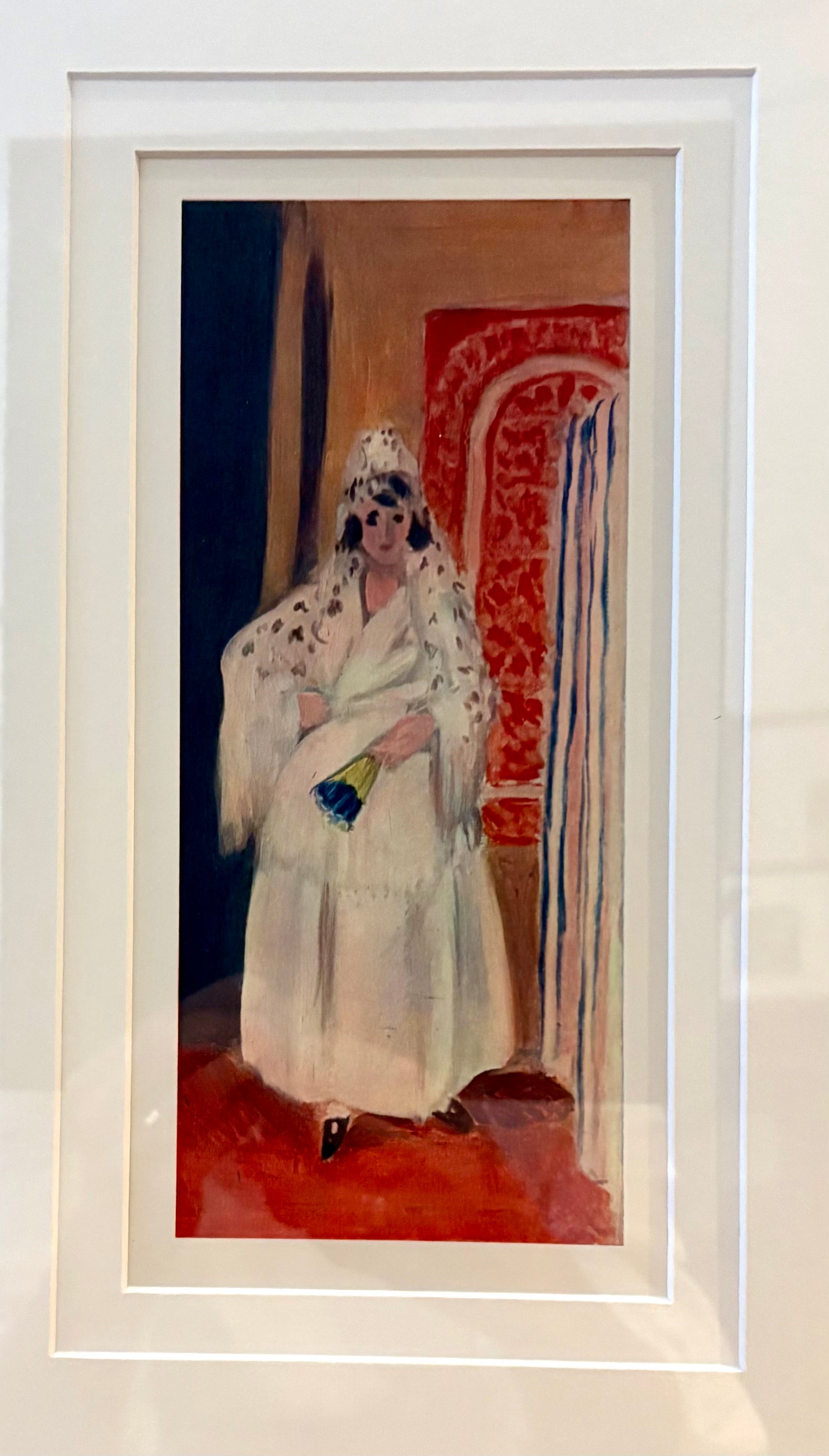 1930s Vintage Henri Matisse fine art print, "Spanish Girl", framed art, mid-century wall art