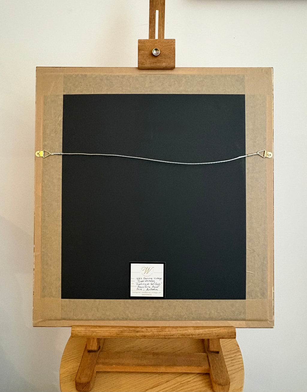 1983 Vintage Brett Whiteley facsimile process proof print, Van Gogh, Australian framed art