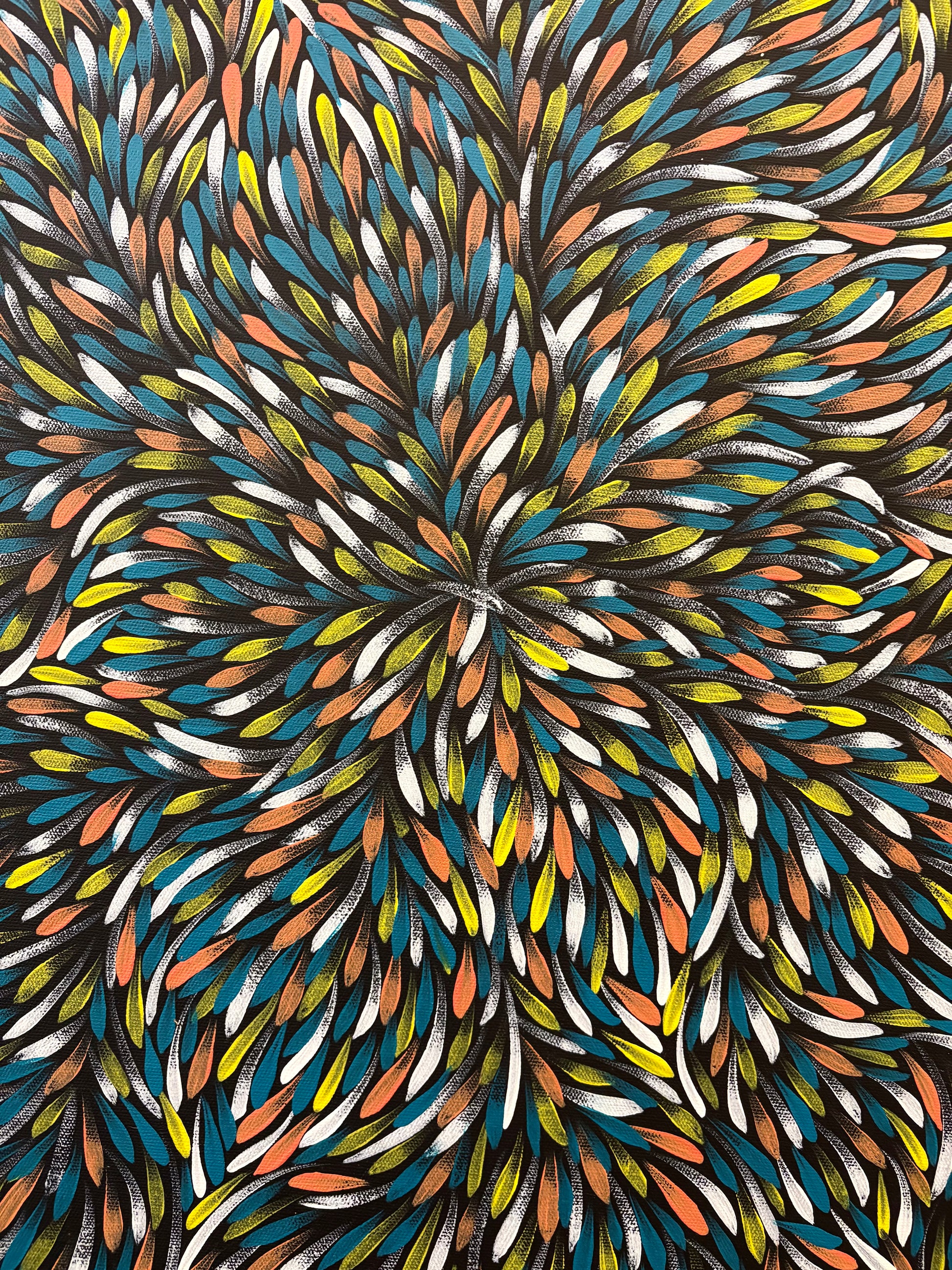 Huge Tammy Pitjarra, original painting on linen, Indigenous Australian artwork