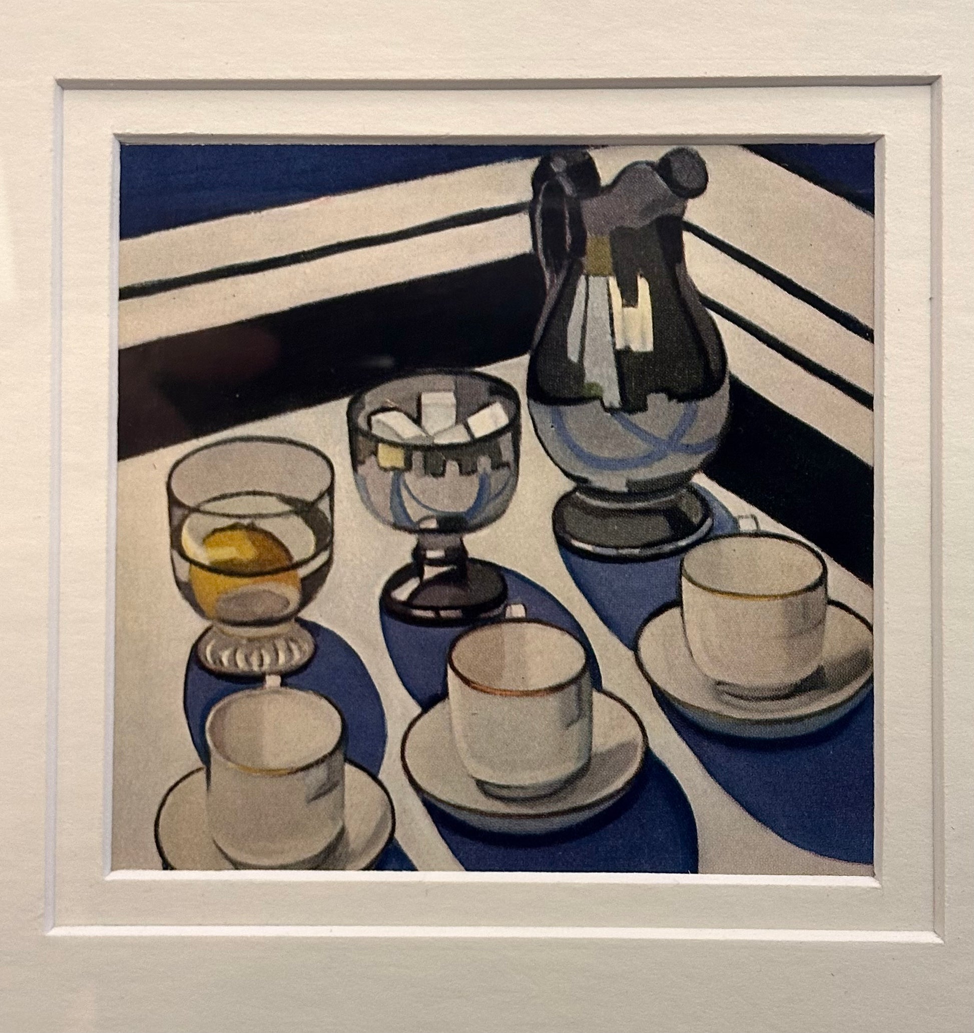 1920s Margaret Preston print, genuine antique, miniature, framed artwork, Australian