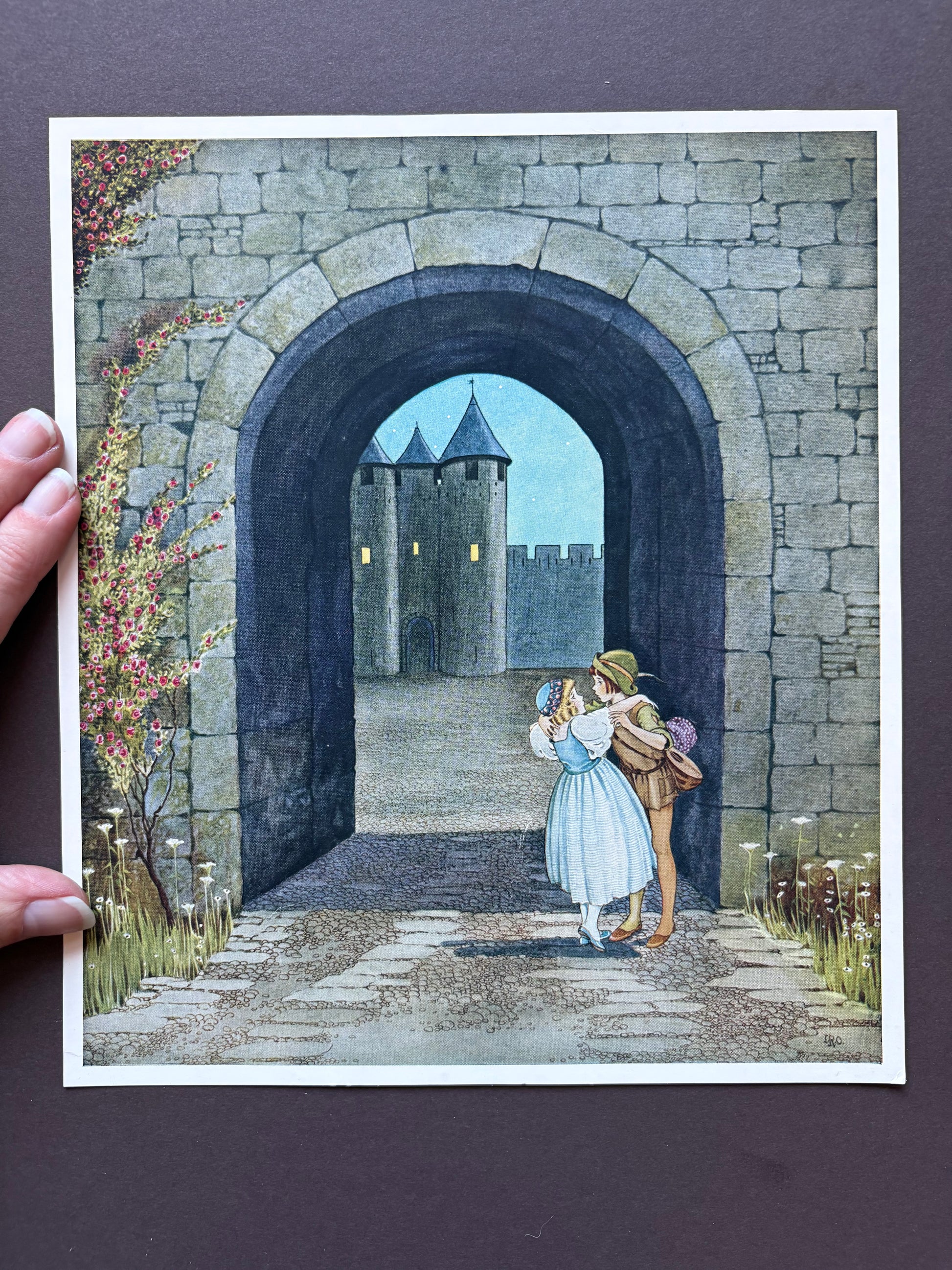 1931 Authentic antique Ida Rentoul Outhwaite print "Fairyland", 1st Edition UK