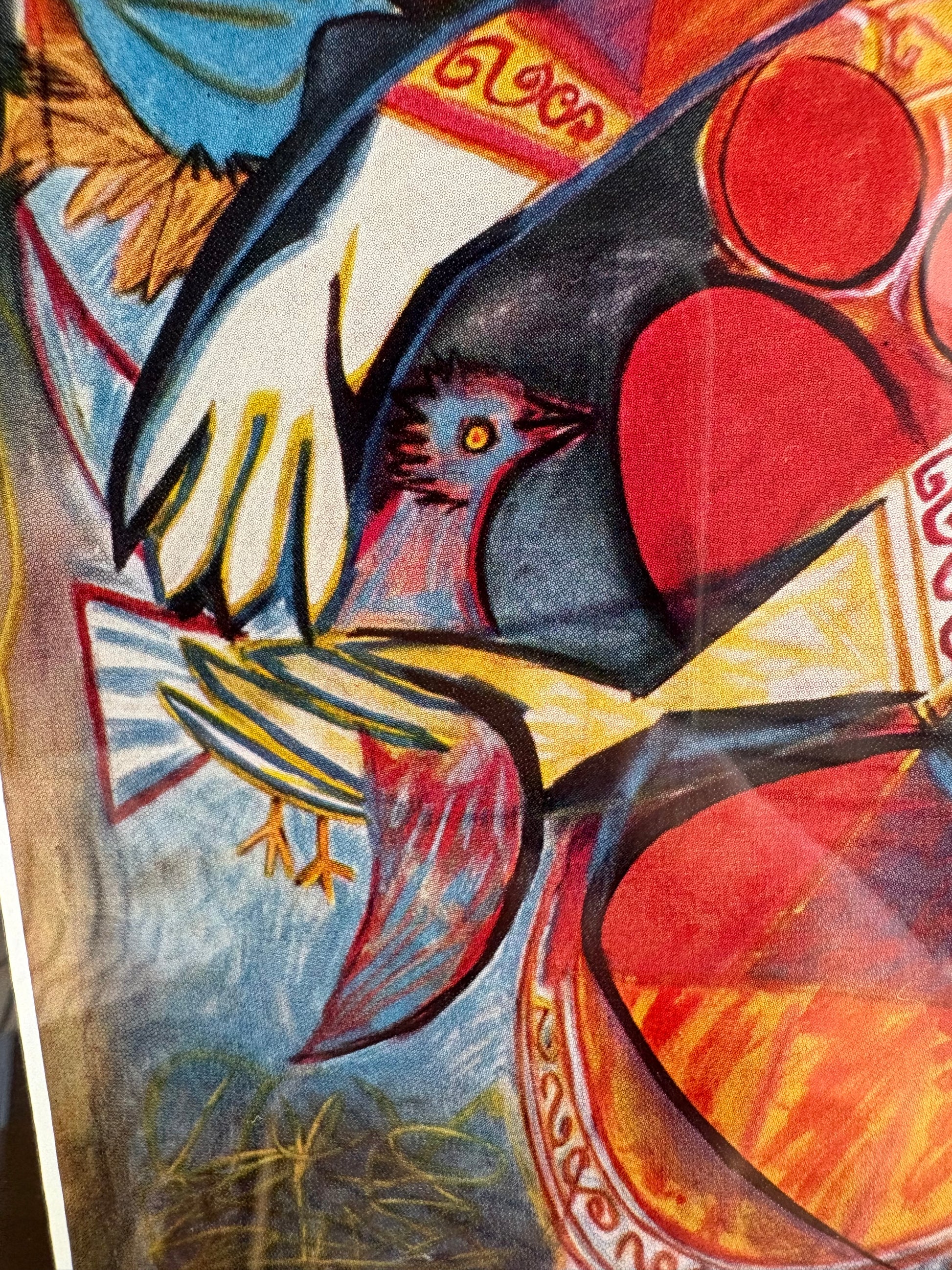 1955 Mid Century print, "Picasso, 1955 Mid Century print, "Woman Stepladder", portrait, framed vintage art, Cubism