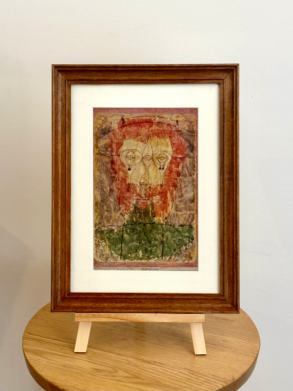 1950s vintage print after Paul Klee, Mid-Century, Surrealism, framed wall art