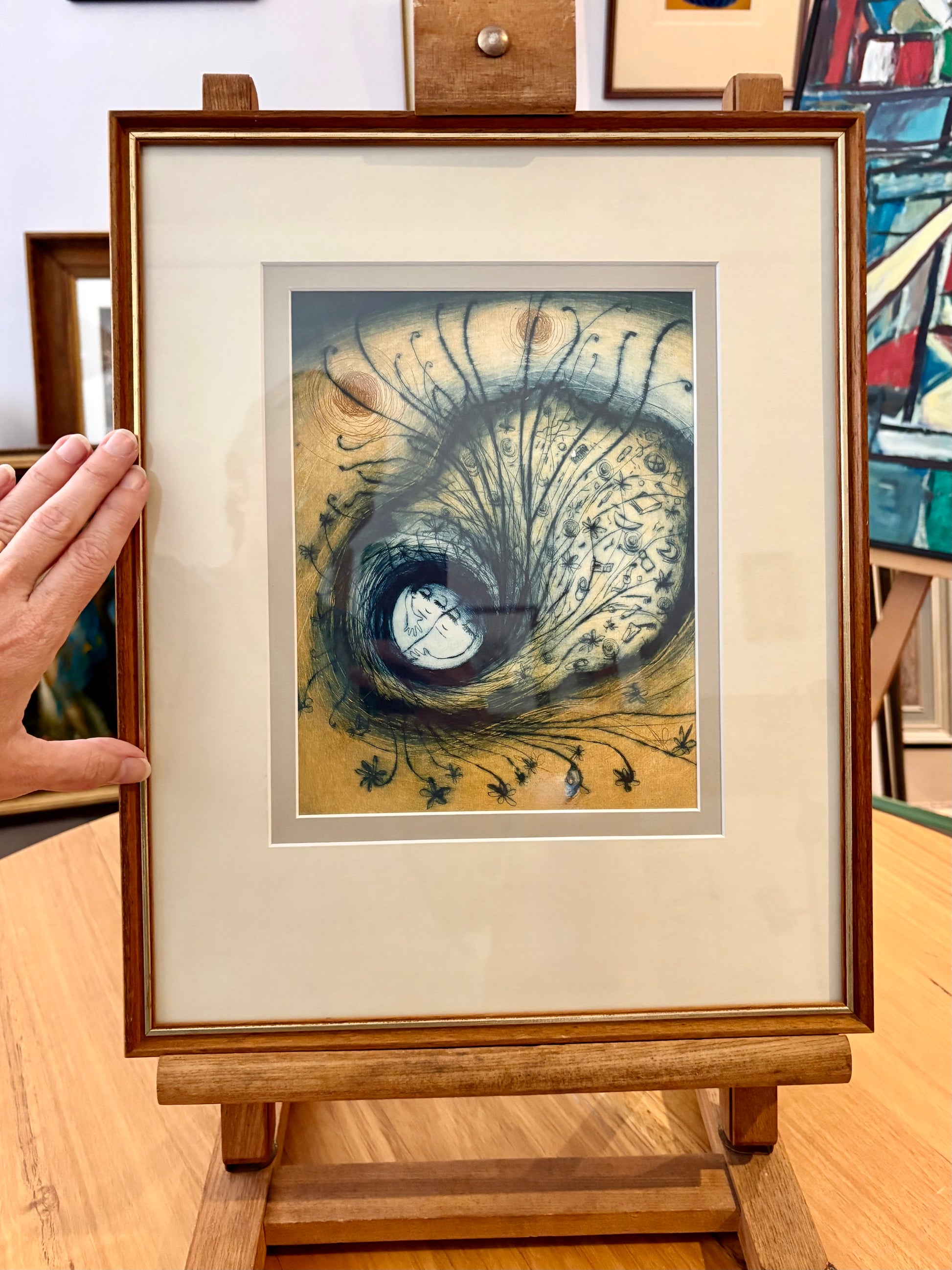 Framed print “The Sleep Garden”, Jeff Gardner