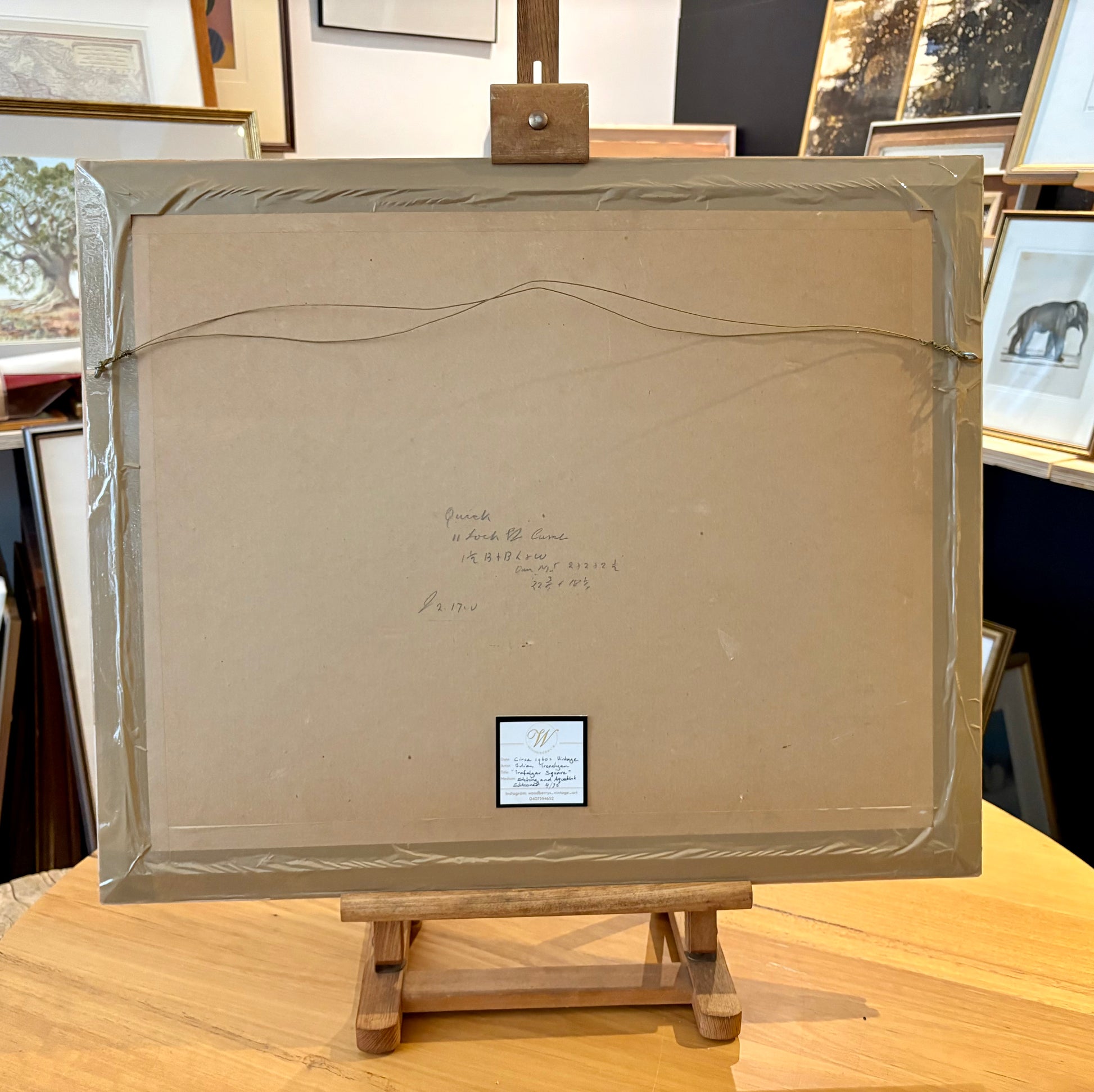Original limited edition etching with aquatint, Julian Trevelyan, 4/75