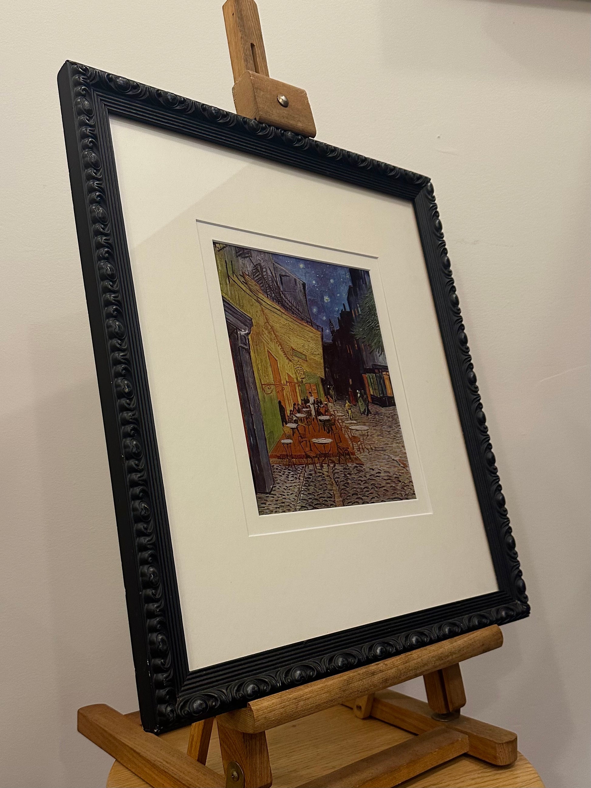 1950s Vintage print, Van Gogh, landscape, framed art