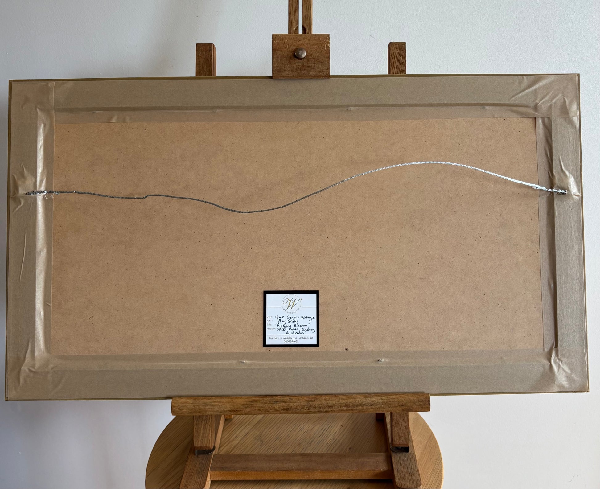 1948 Vintage prints, trio, May Gibbs, Snugglepot & Cuddlepie, framed art, gum nut babies