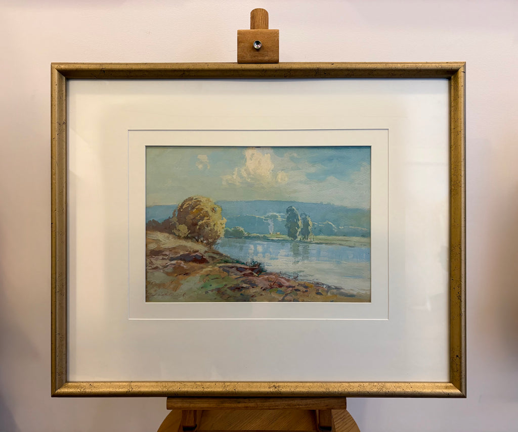 Original antique painting, William Delafield-Cook, Australian Impressionist, framed art