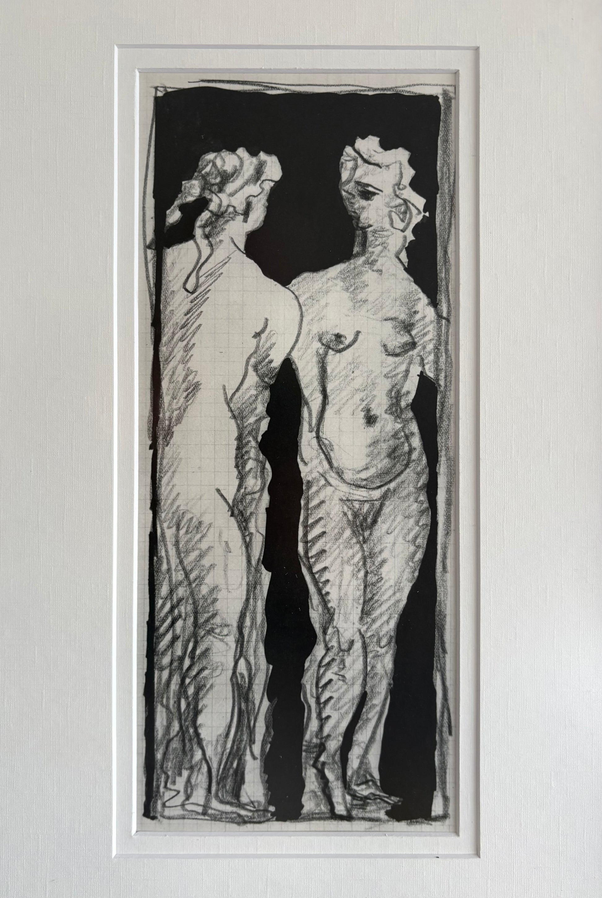 1955 Georges Braque, original heliogravure, nude, French, framed mid century art