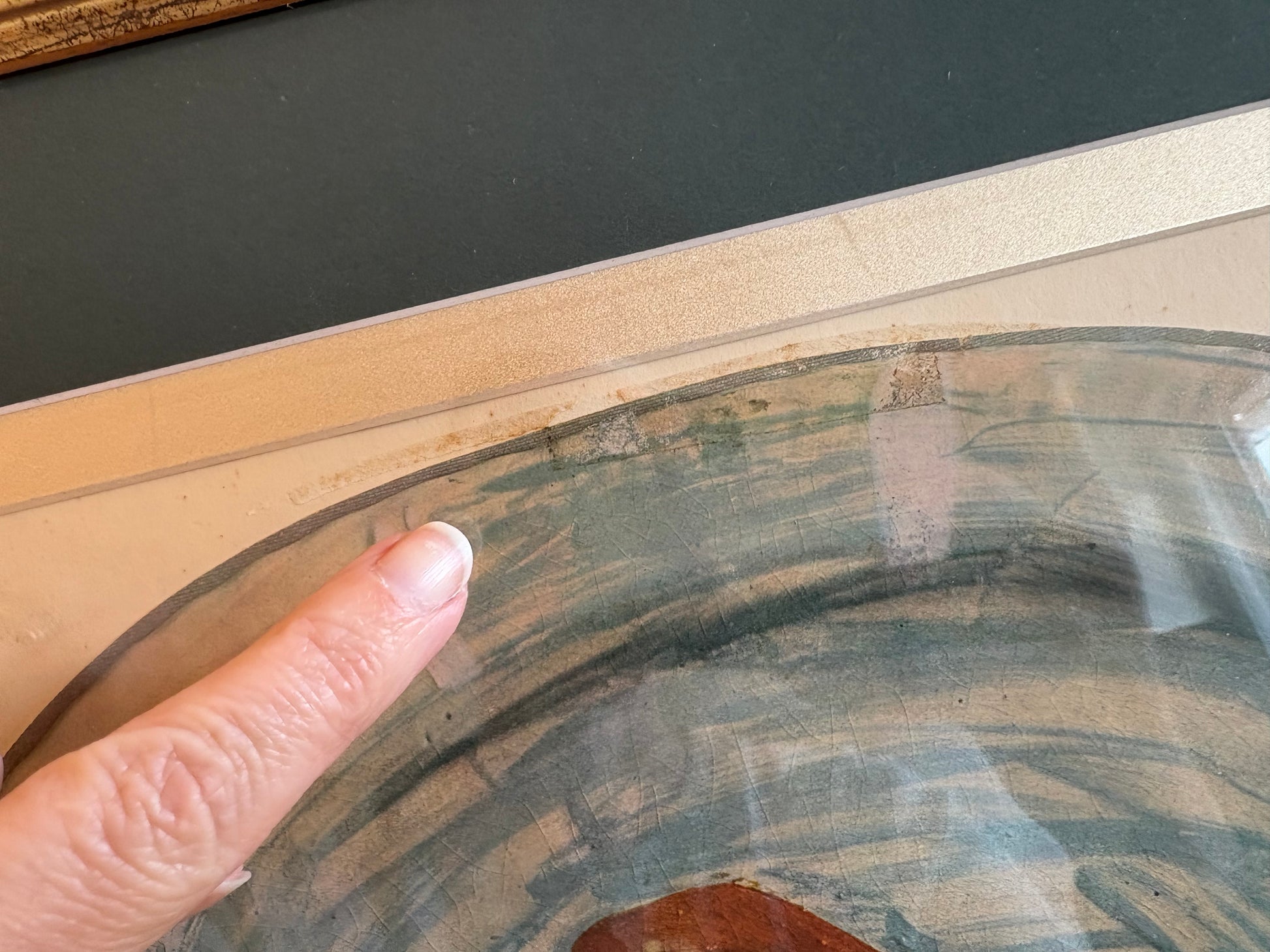 1948 Picasso collotype print, mid century, ceramic ceramic plate, bird