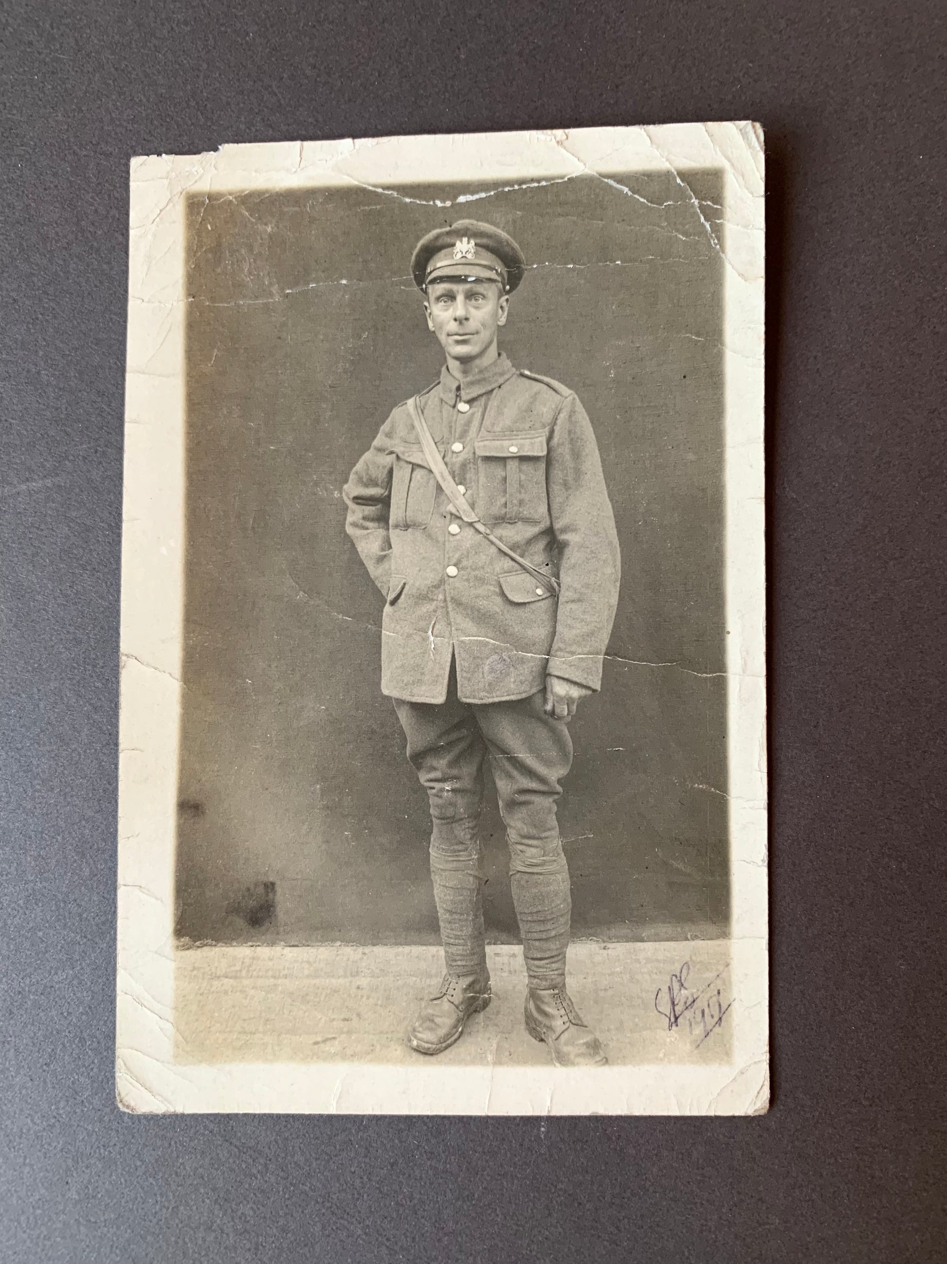 1900s Original watercolour painting, ship, antique framed art