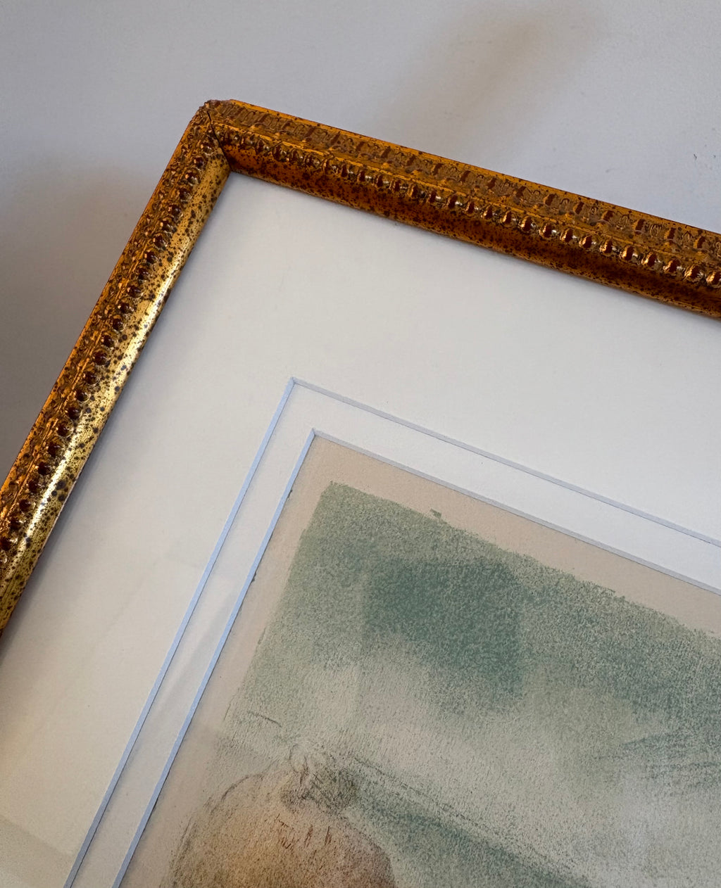 1951 Renoir Lithographic print, limited edition, French, framed vintage artwork